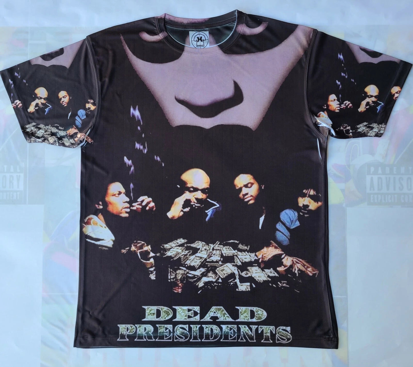 Custom Dead Presidents Cover Sublimated T Shirt