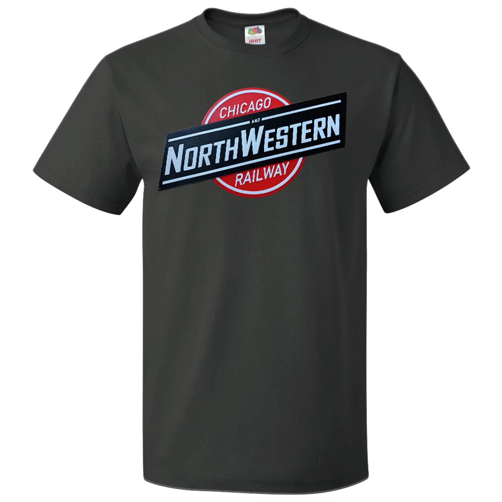 Short Sleeve T-Shirt: CHICAGO AND NORTHWESTERN RAILROAD Logo