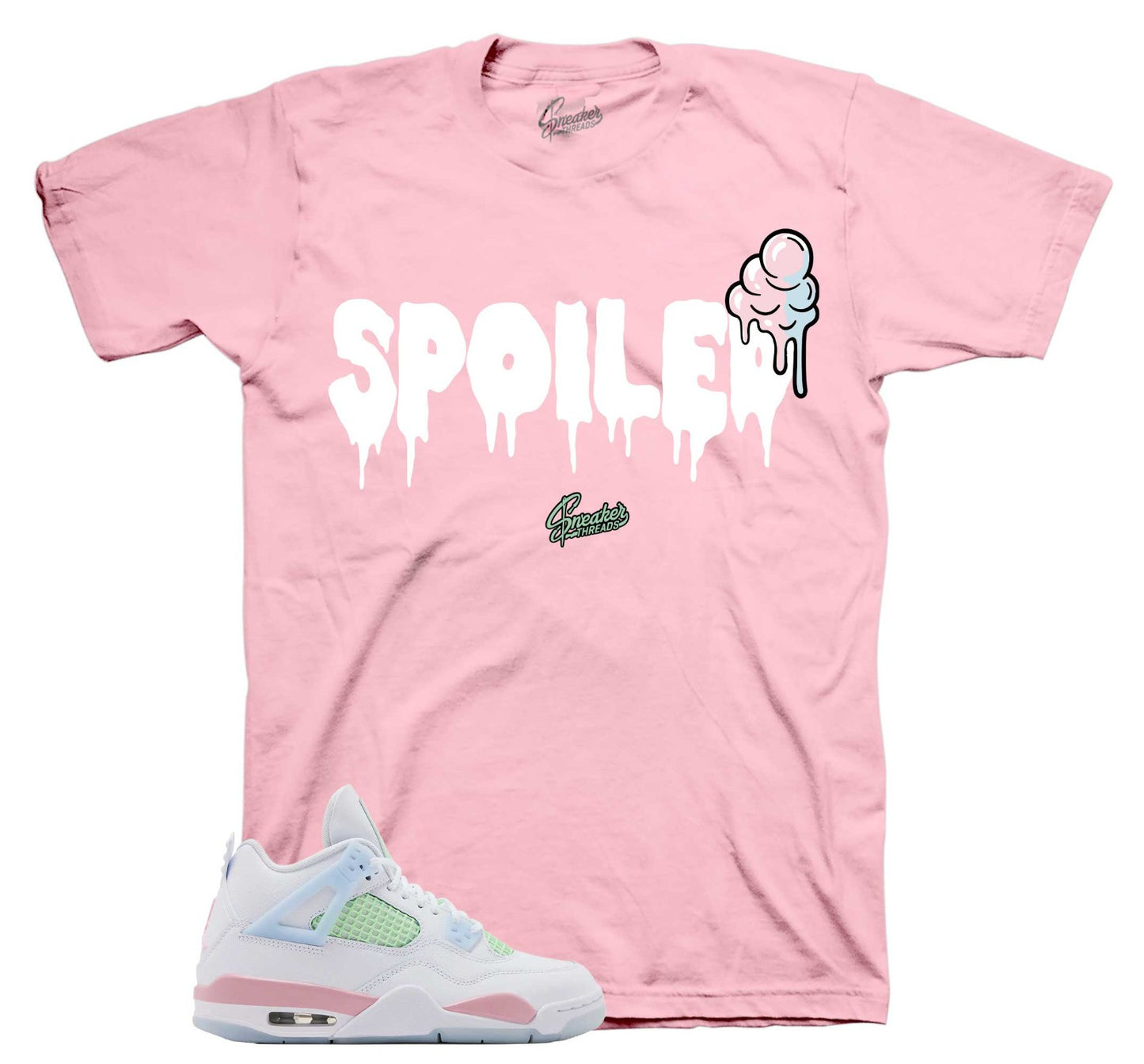 Shirts To Match Jordan 4 GS Valentines Day Soft Pink - Spoiled Sneaker Tees