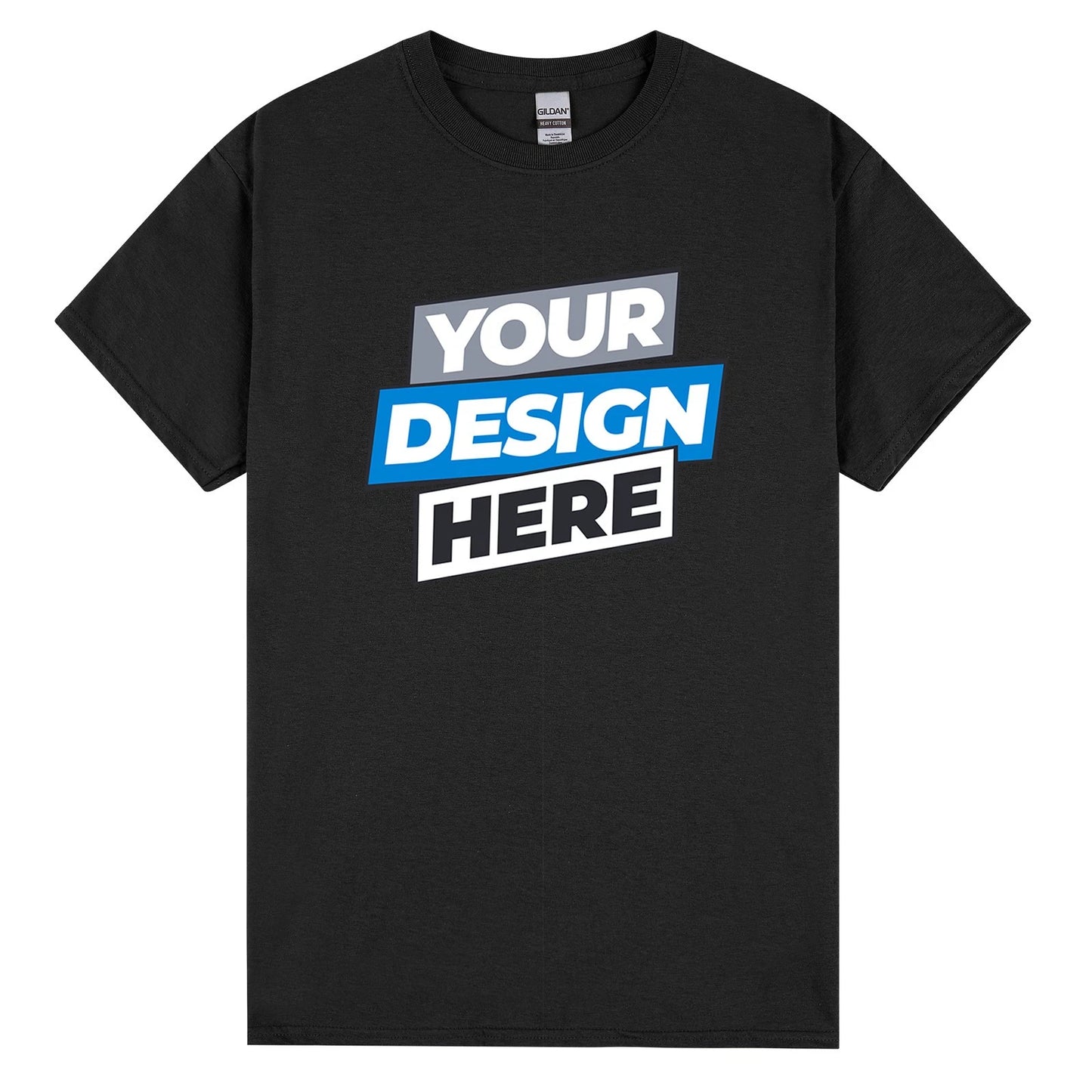 Personalised Customised Mens Custom Printed T-Shirt Logo Text Printing Print Tee
