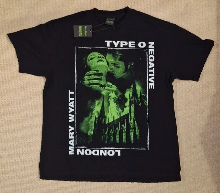 MARY WYATT x TYPE O NEGATIVE Bloody Kisses Oversized T-SHIRT M