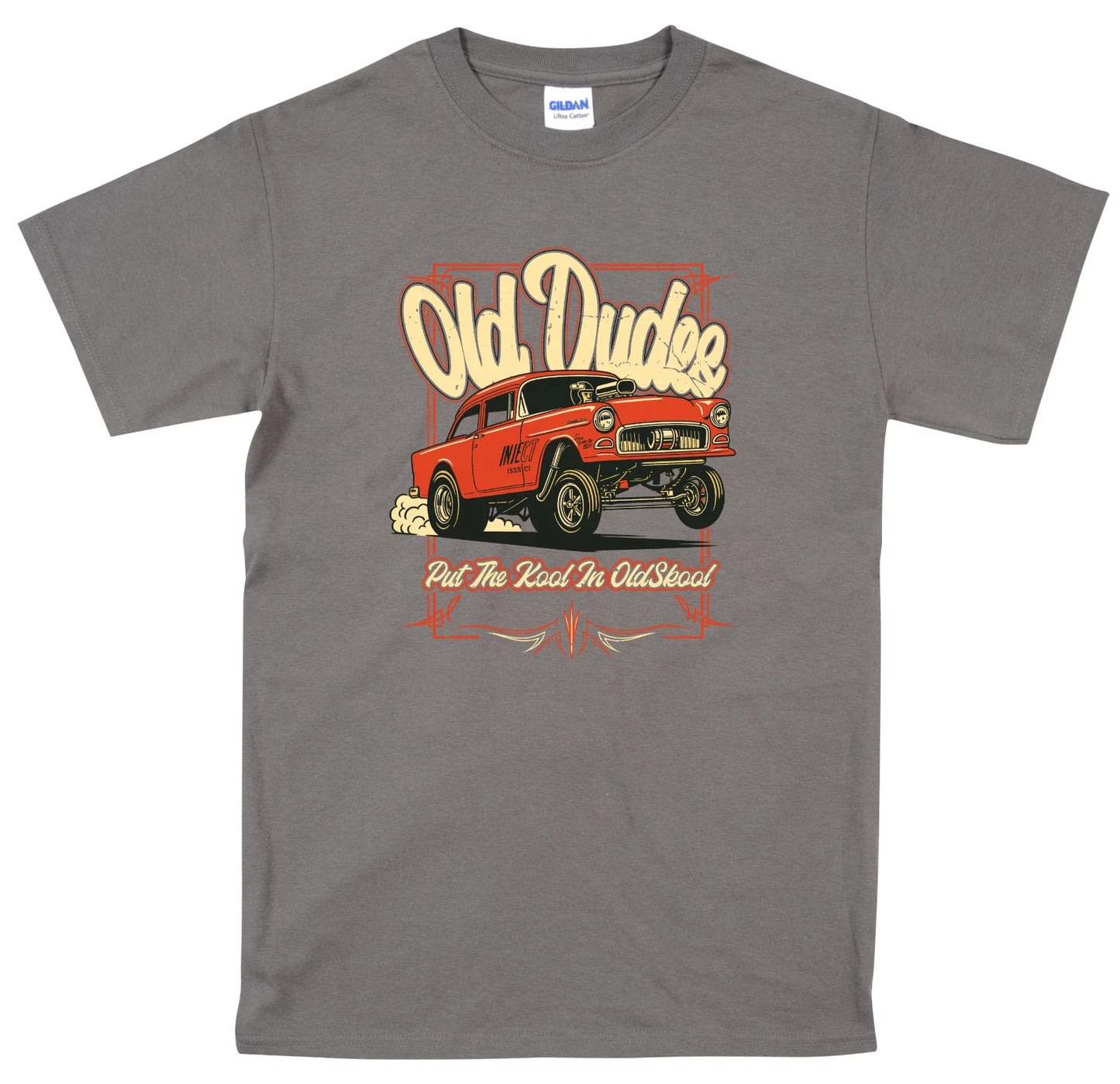 chevy gasser Racing Hotrod T Shirt Custom Graphic Print Classic Car S-5XL