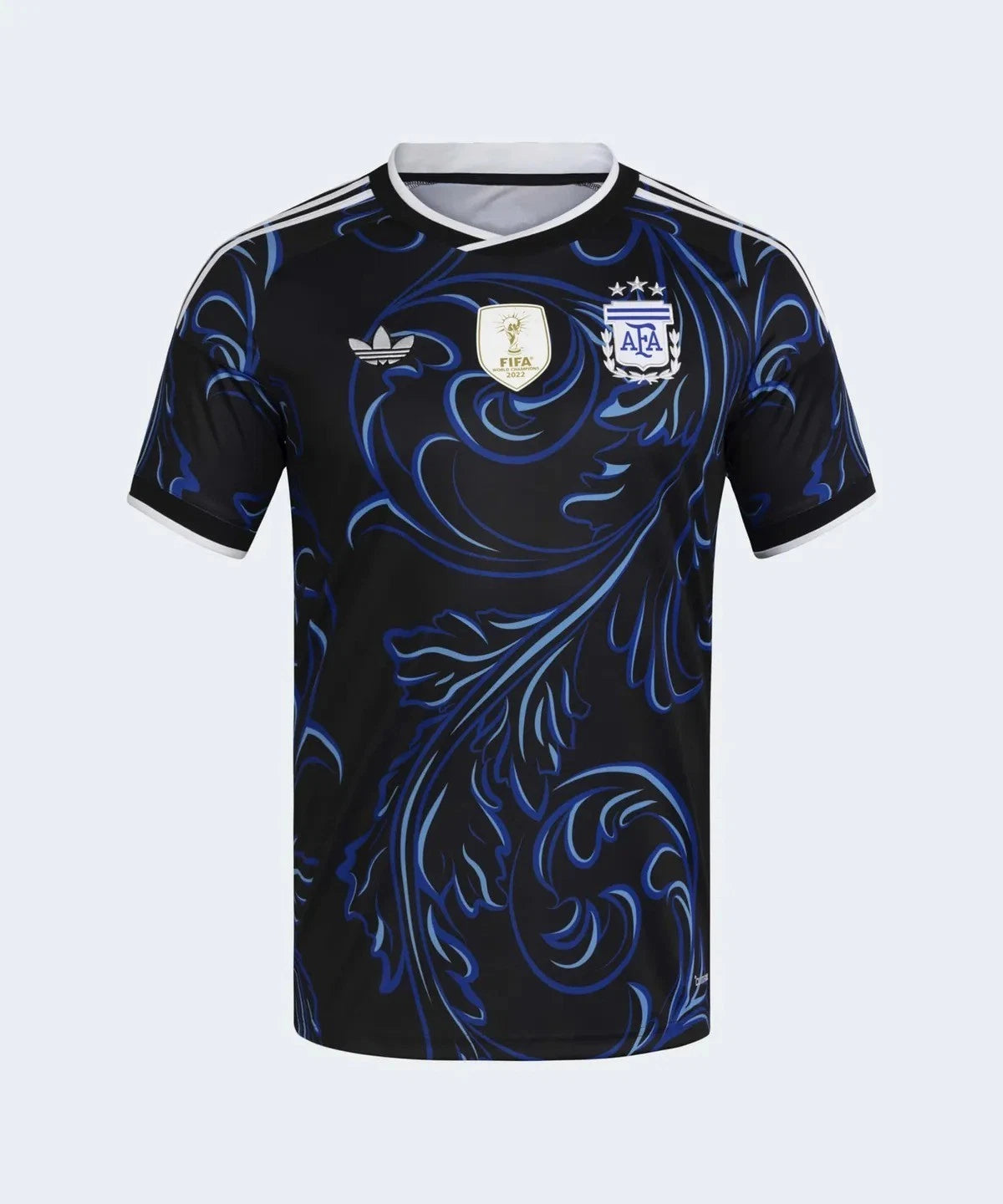 Adidas Argentina 2026 Away Jersey Black Lucid Blue JM8395 Soccer Shirt