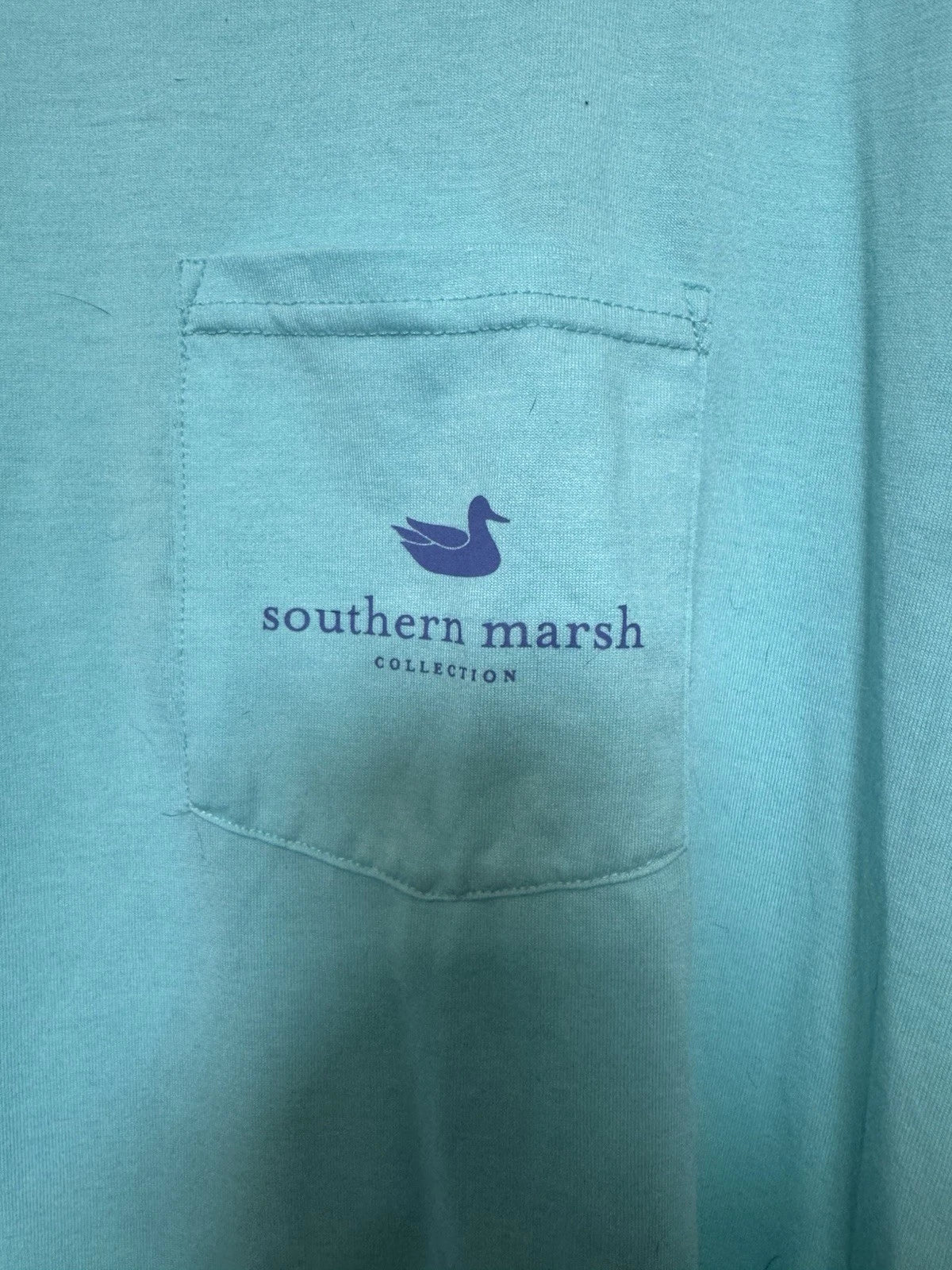 Men's Sz XXL Southern March Tee Shirt Blue With Shark New