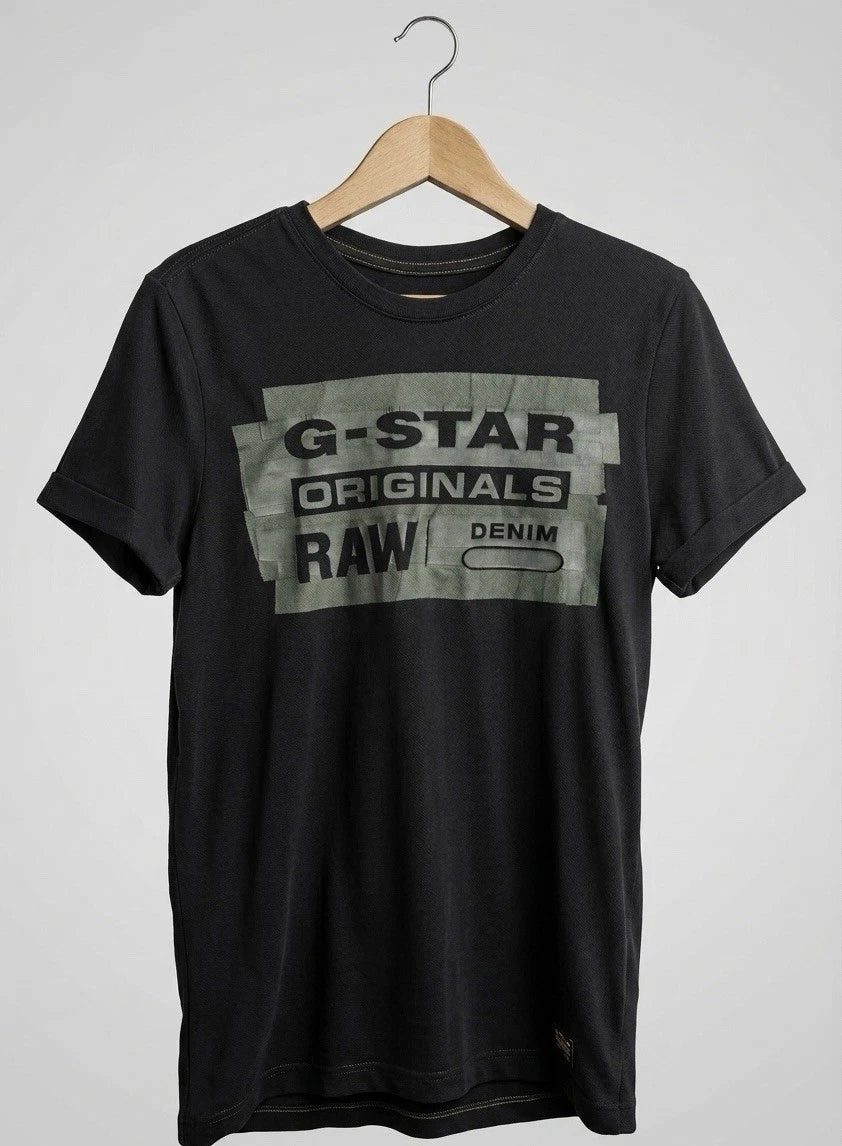 ๐ฅ G-STAR RAW ORIGINALS T-Shirt Size L | Premium Denim Streetwear
