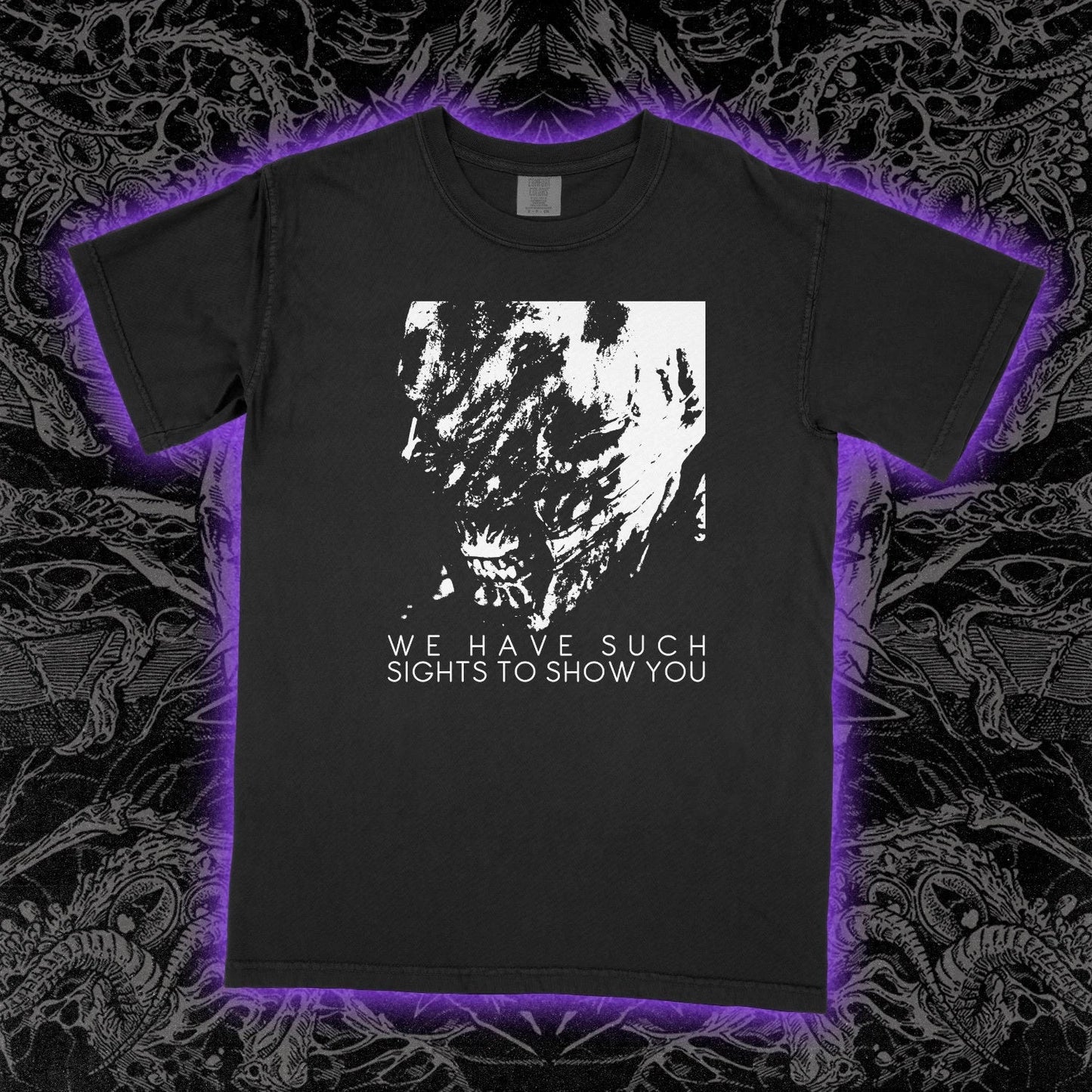 Hellraiser Chatterer T-Shirt Horror Movie Graphic Tee Cult Classic Cenobite