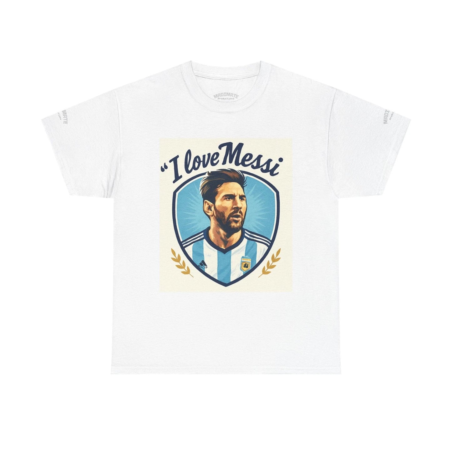 I Love Messi Unisex Heavy Cotton Tee - Perfect Soccer kids Fan Gift