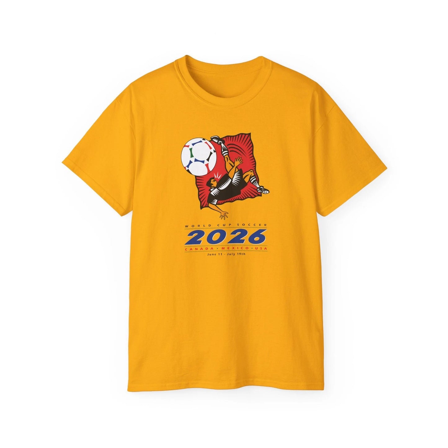 World Cup Vintage Soccer 2026 Tee shirt