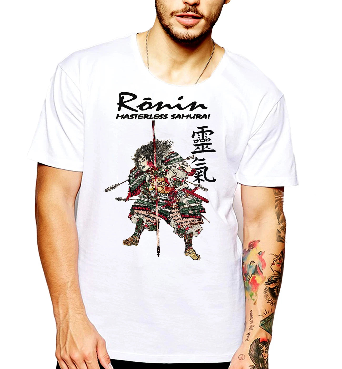Samurai T-shirt, Bushido, Japanese Warrior Katana Men Cotton Tank top