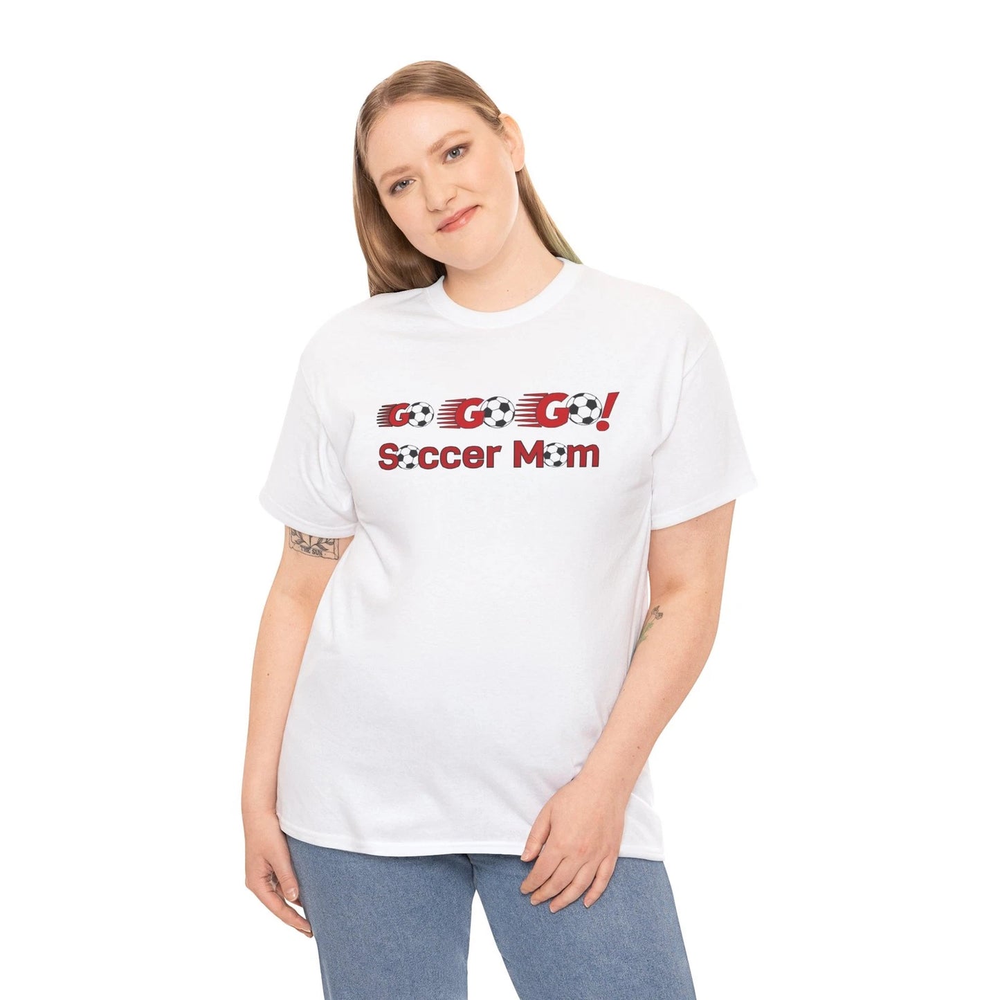 Soccer Mom T- Shirt -"Go Go Go!" - Soccer Mom Gift - Mother's Day Gift