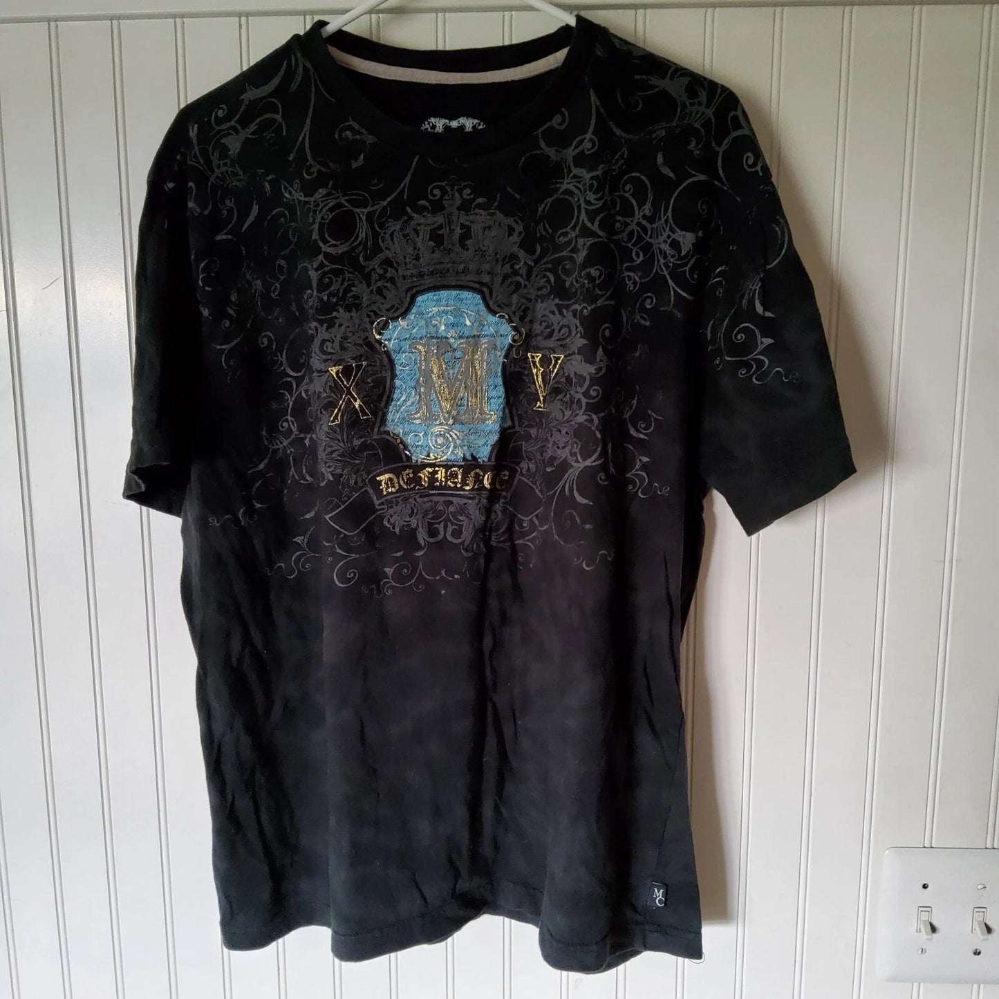 XMV Modern Culture Style Short Sleeve T-Shirt Tattoo Goth Modern Culture Size XL