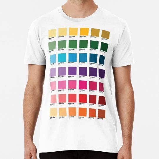 Shades Of Pantone Colors Size S to 5XL Made in the USA T-Shirt