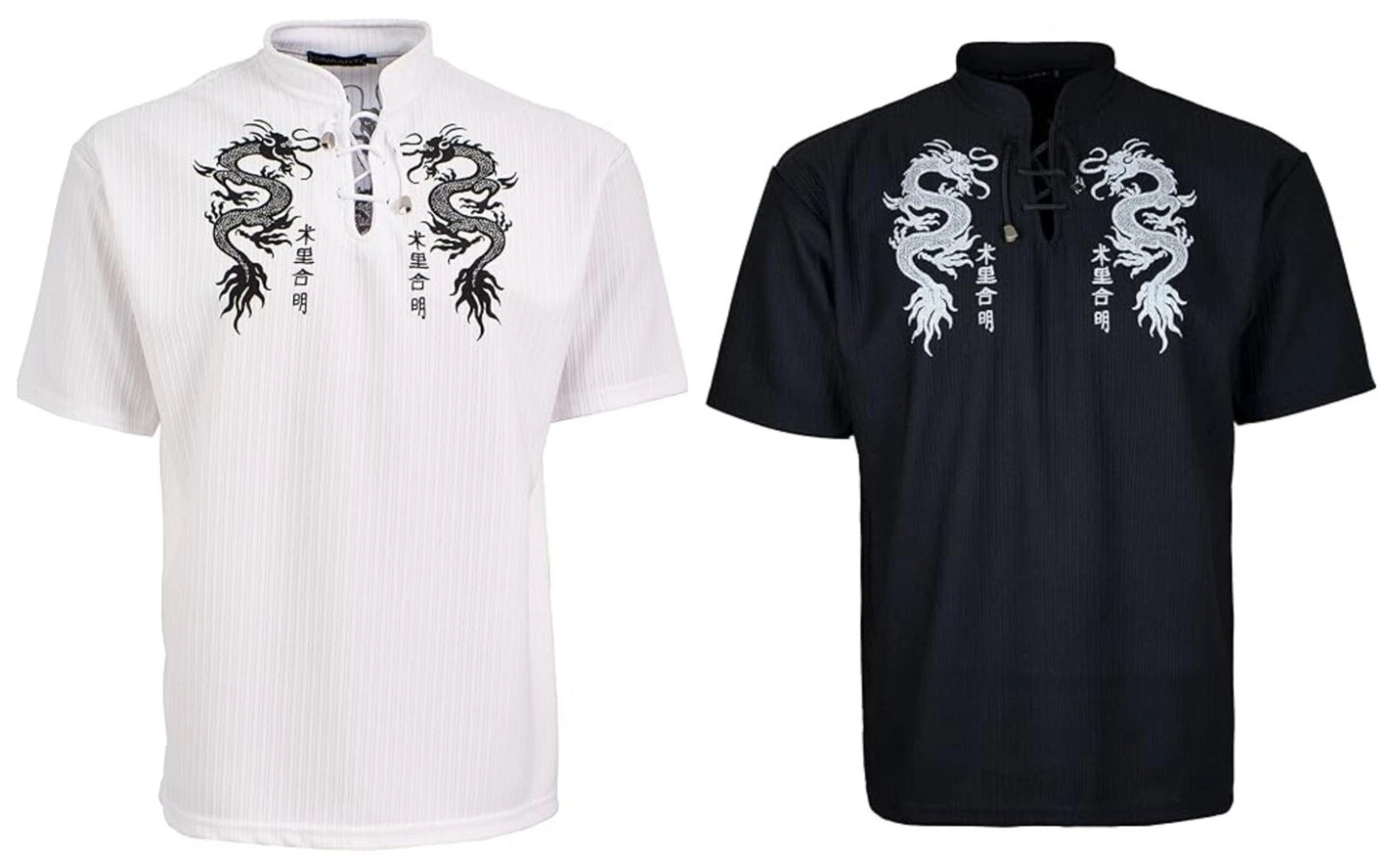 New Men's 'GINAARTI' Short Sleeve Dragon Print T Shirt