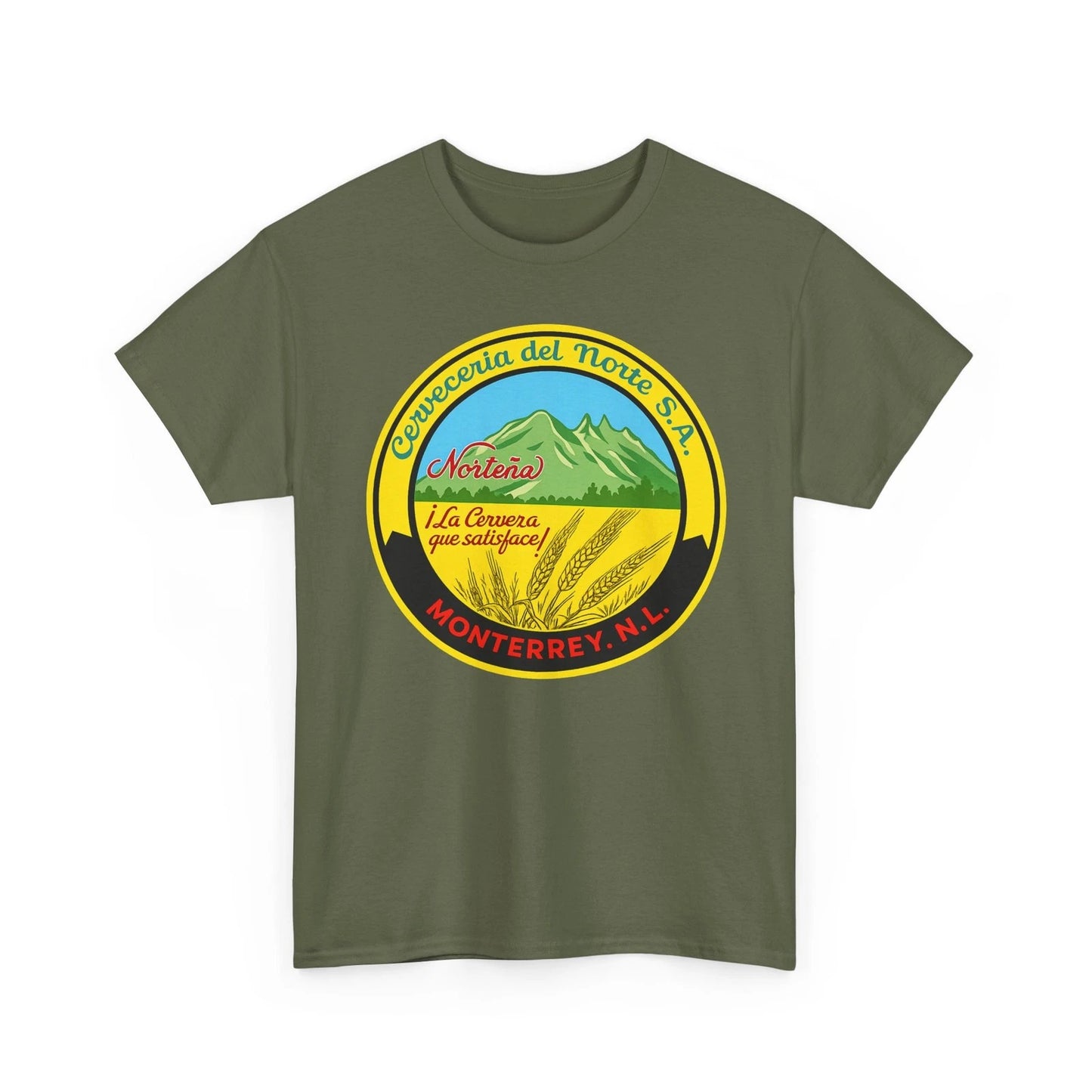 Cerveceria Norte S.A. Monterrey NL La Cervera La Satisface Mexico Beer T-Shirt
