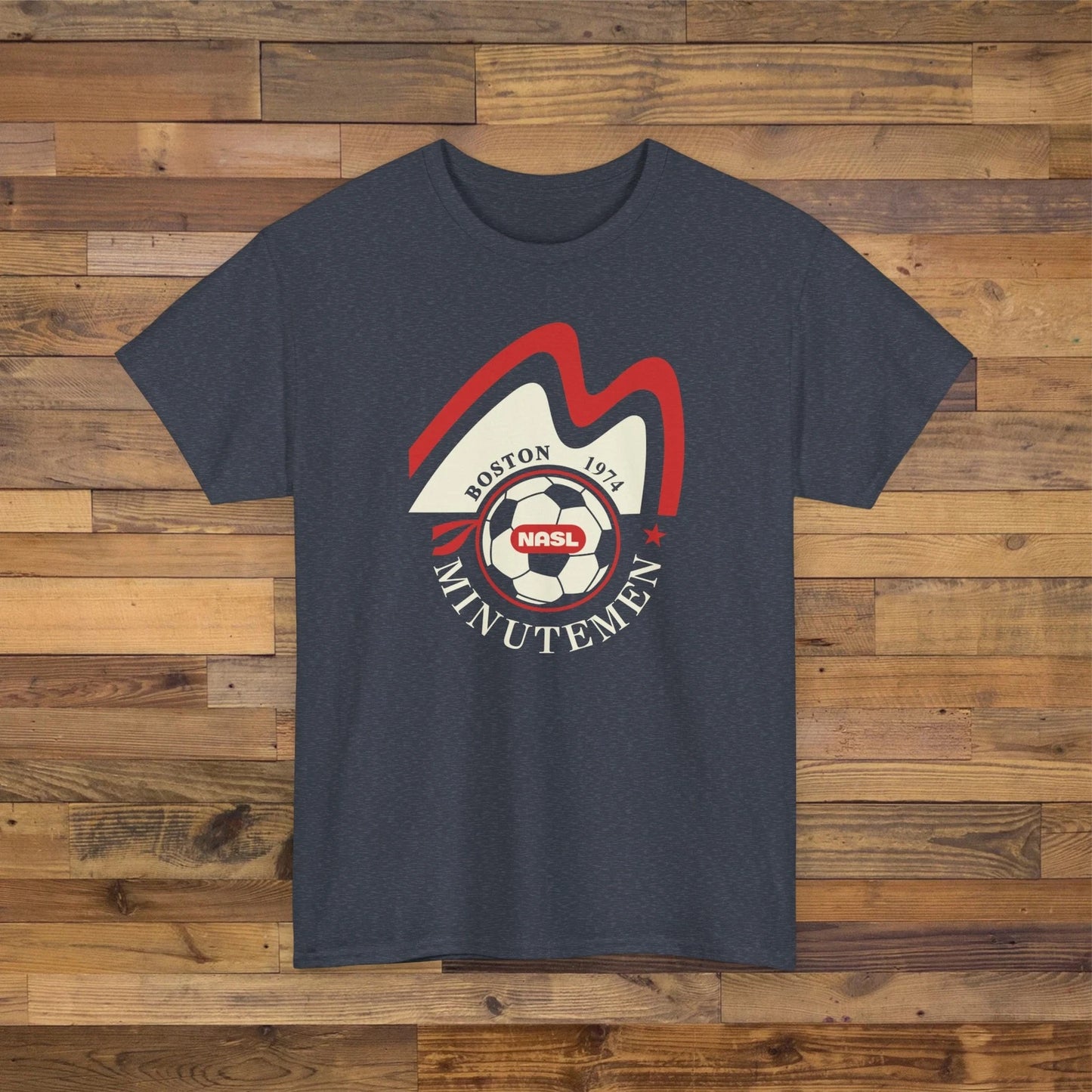 Boston Minutemen 1974 NASL Vintage Soccer Premium Unisex T-Shirt - Red Sox