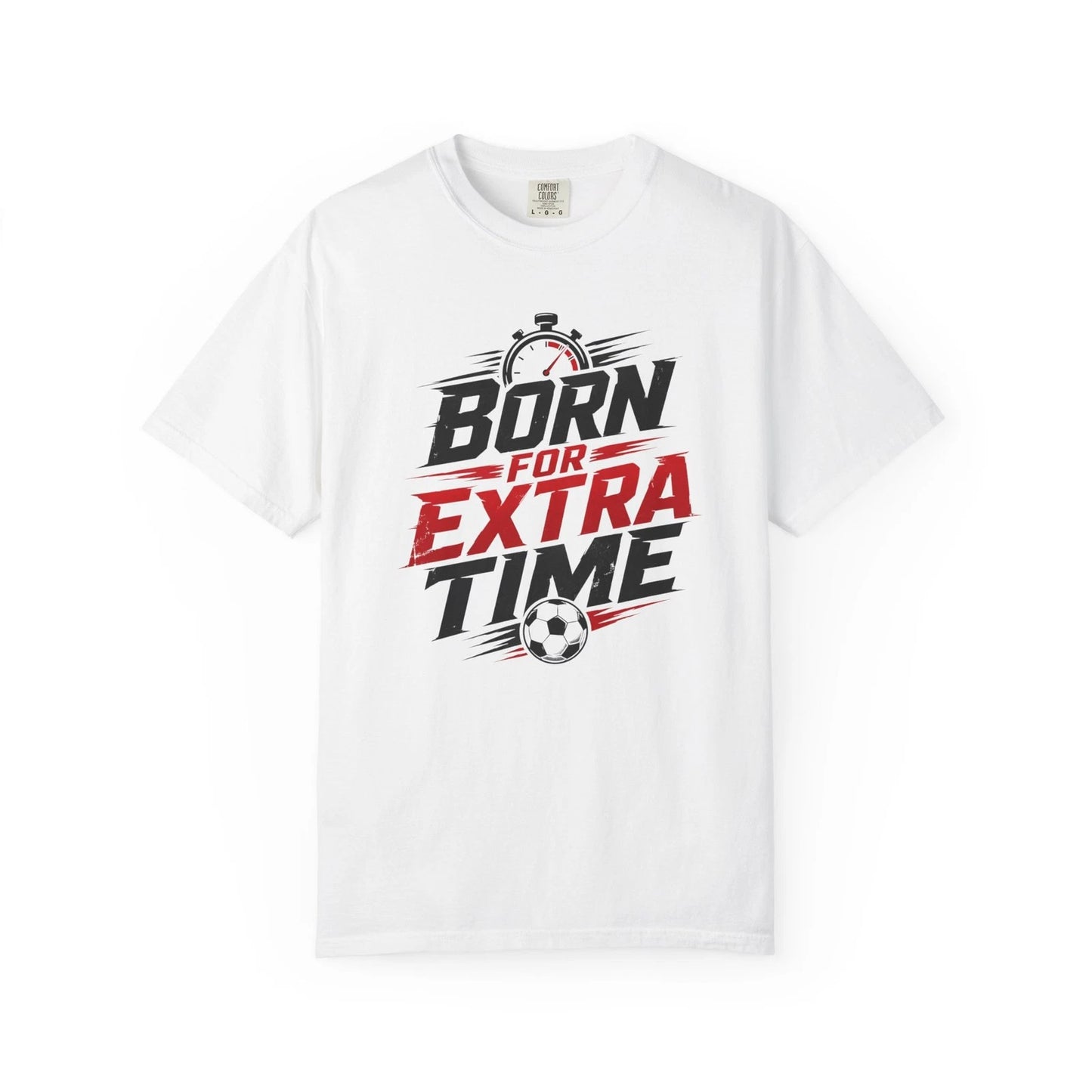 Born for Extra Time T-shirt | Soccer Stopwatch Graphic