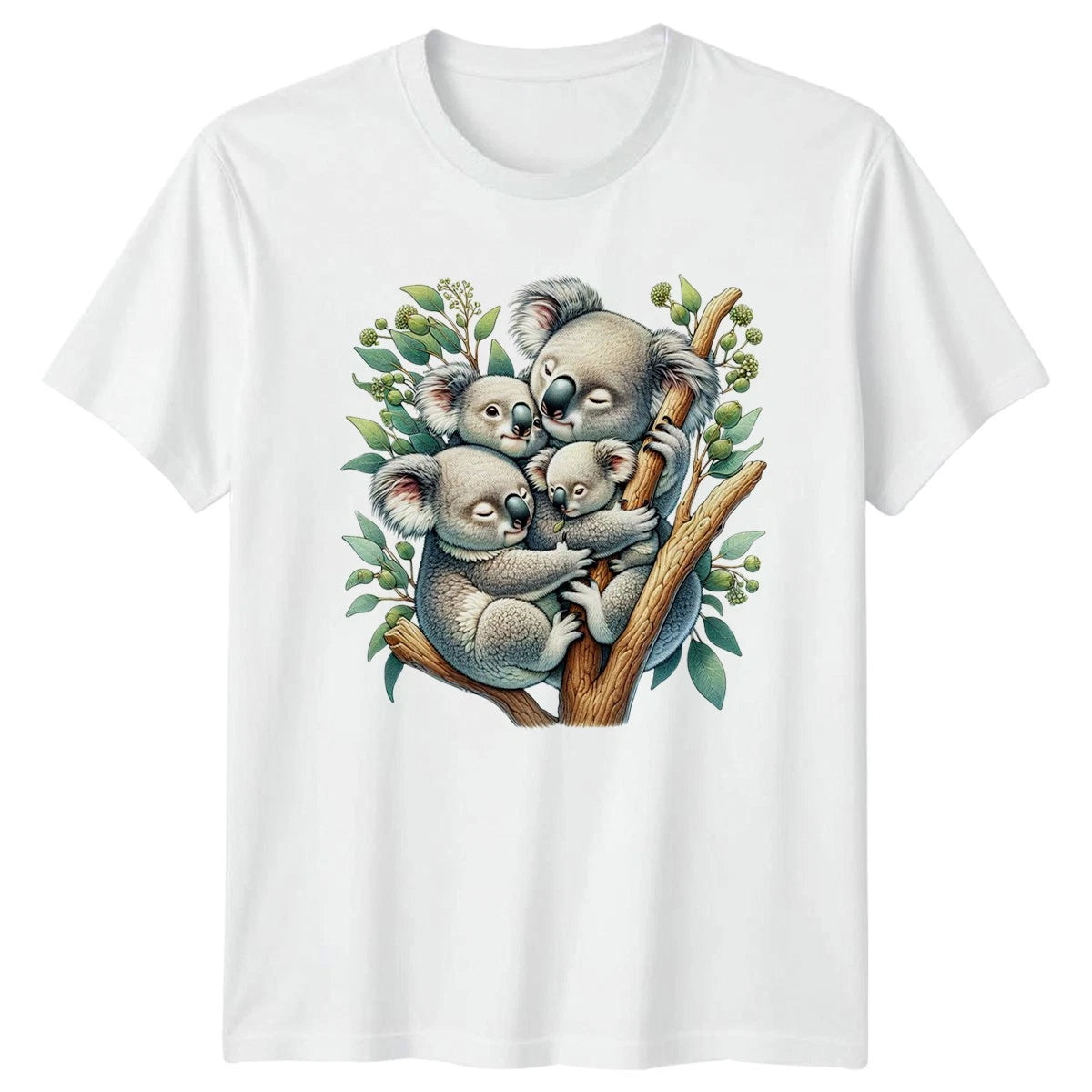 Koala Family T-Shirt Koalas Animals Gift For Him And Her