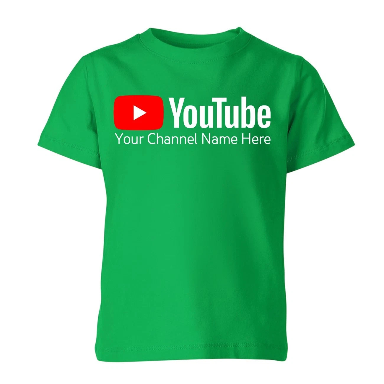 Personalized YouTube Kids Unisex T-Shirt Custom Channel Name Tee Gift Top