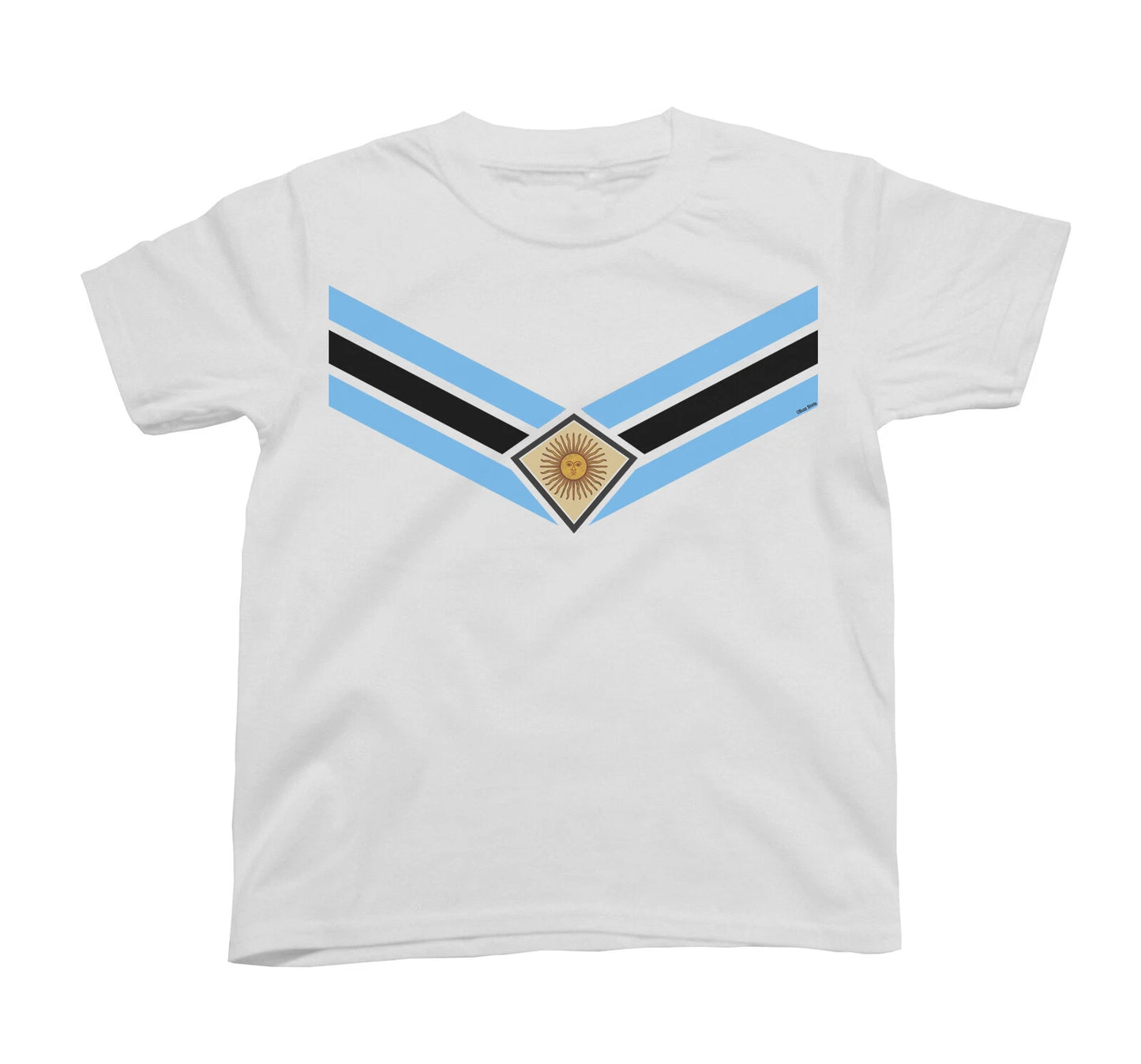 ARGENTINA Football T-Shirt V EMBLEM, Adults Kids Or Baby, World Cup 2026