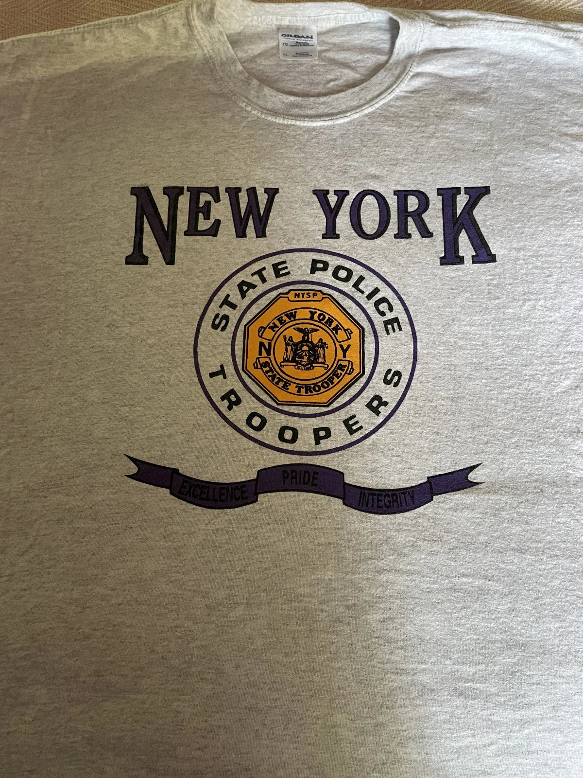 NYSP Trooper Shield Logo Men’s T-Shirt Size L