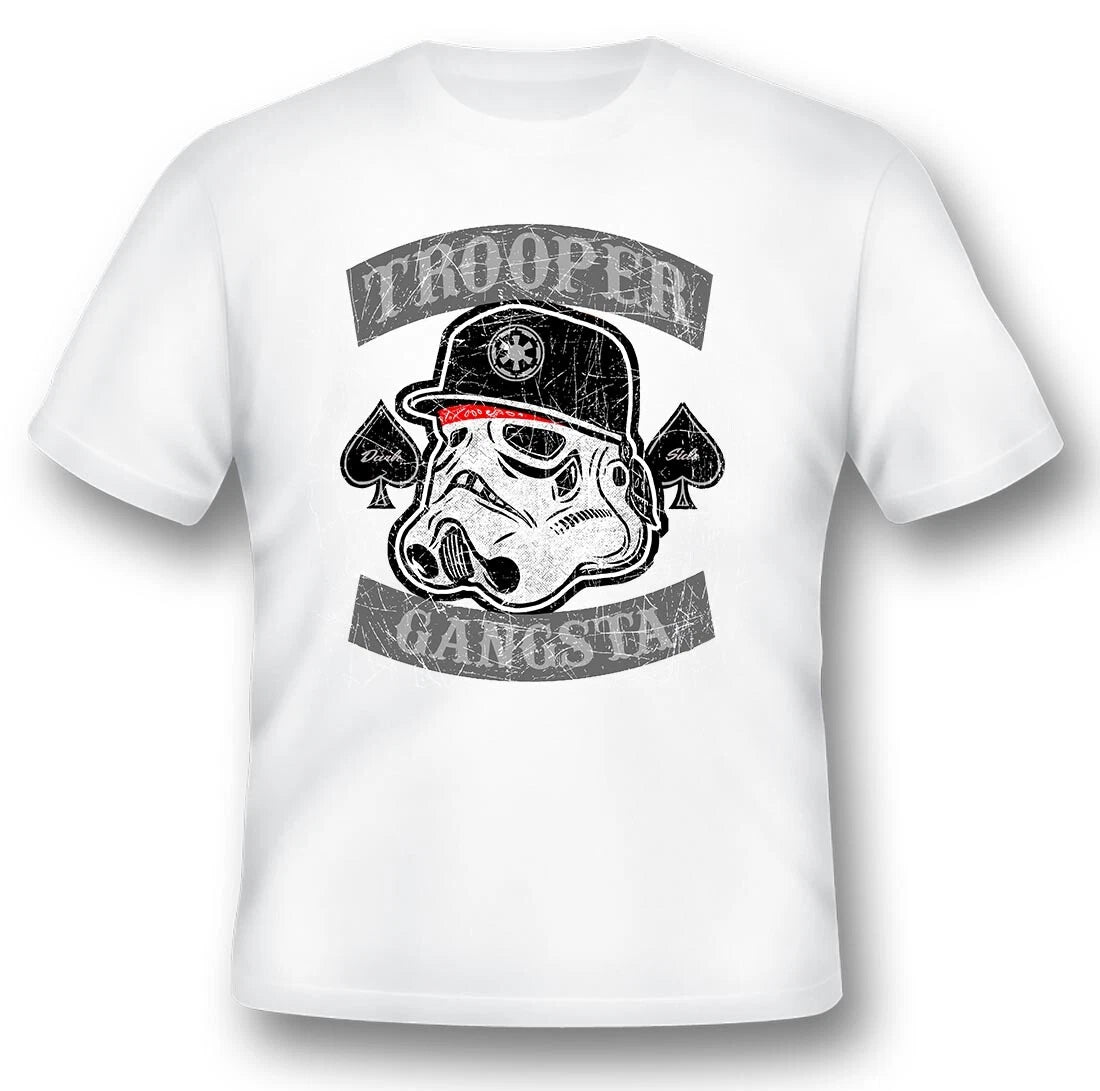 Trooper Gangsta dark side Tee shirt black or white