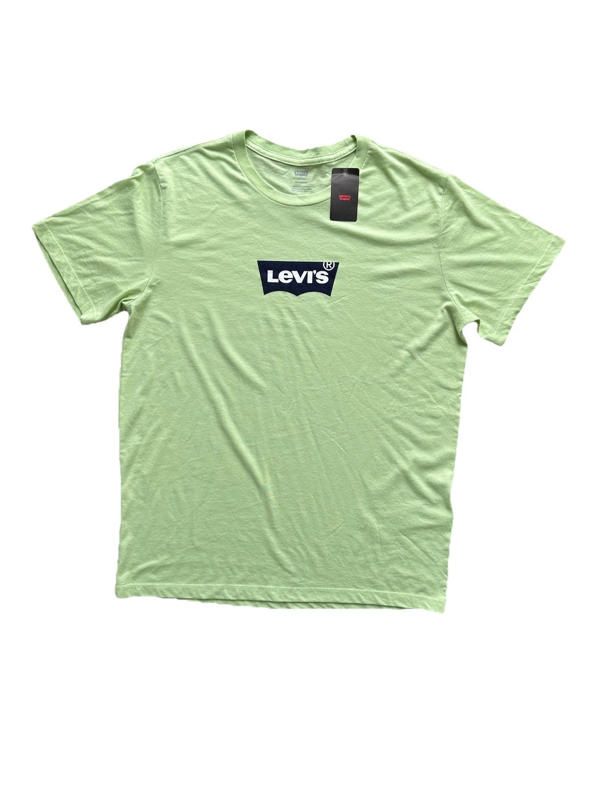 Genuine LEVIS Mens T-shirt Classic Graphic Green T-shirt