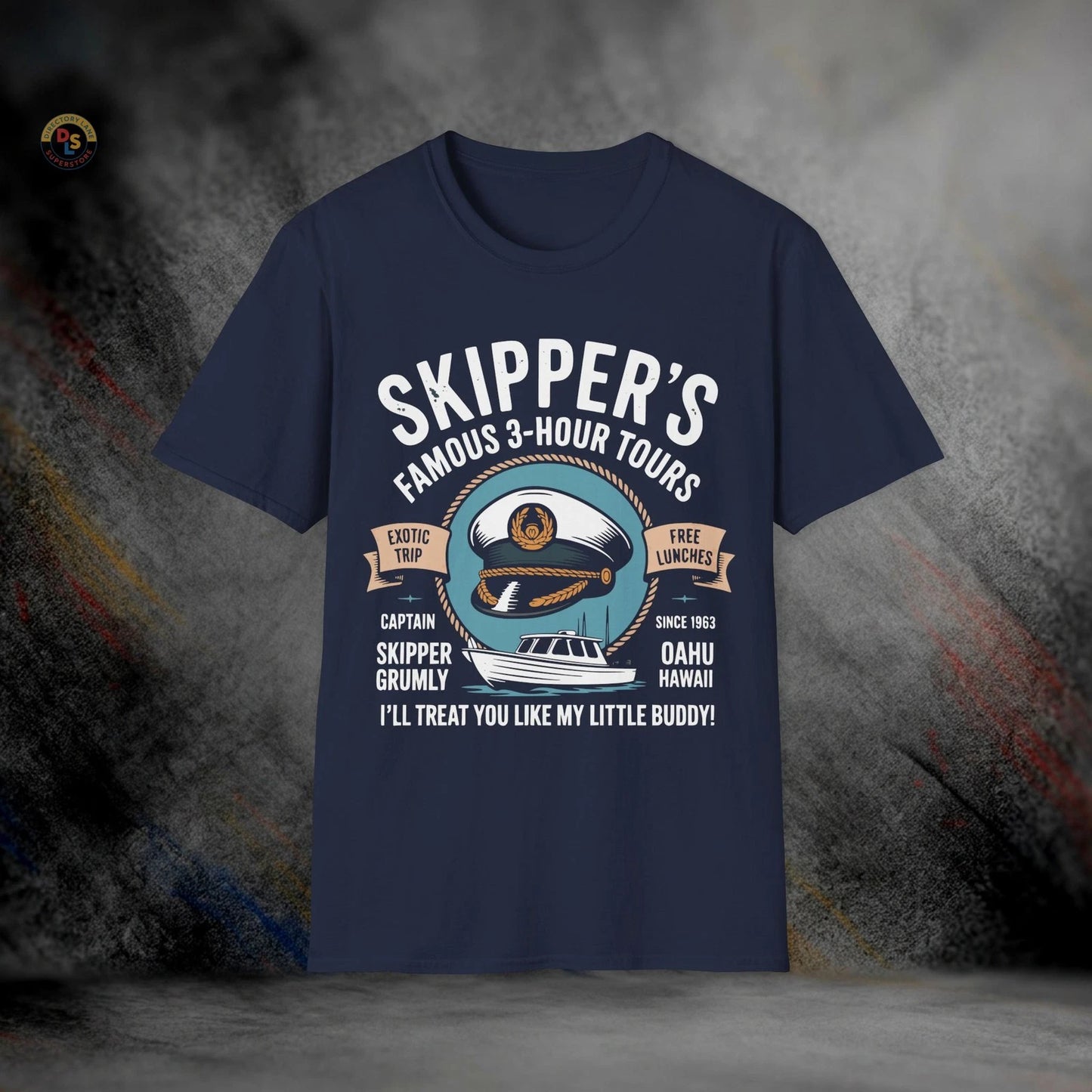 Skipper’s 3 Hour Tour Gilligan’s Island T-Shirt | Softstyle Tee