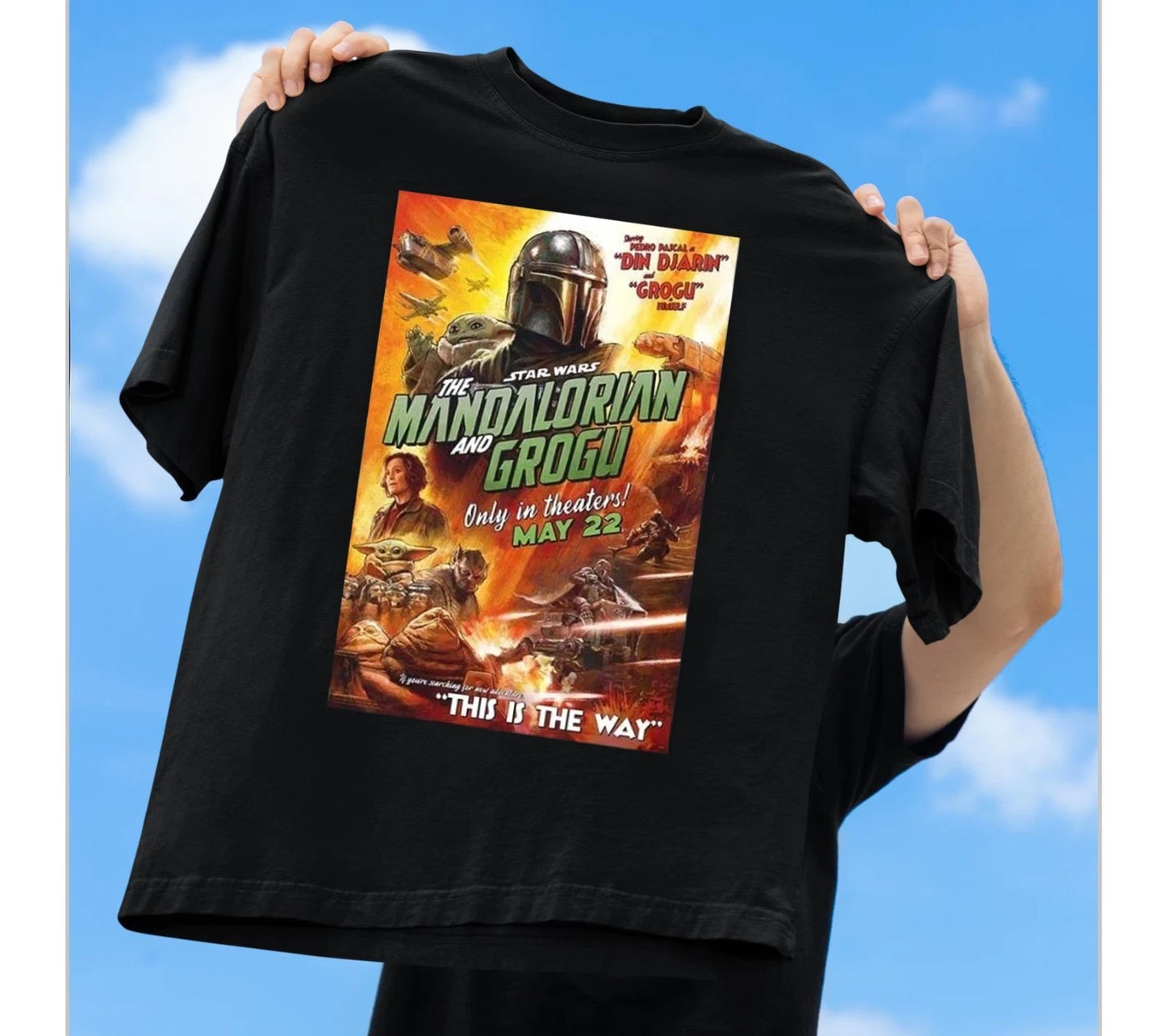 The Mandalorian & Grogu 2026 Film May 22 T-Shirt, FAST SHIP