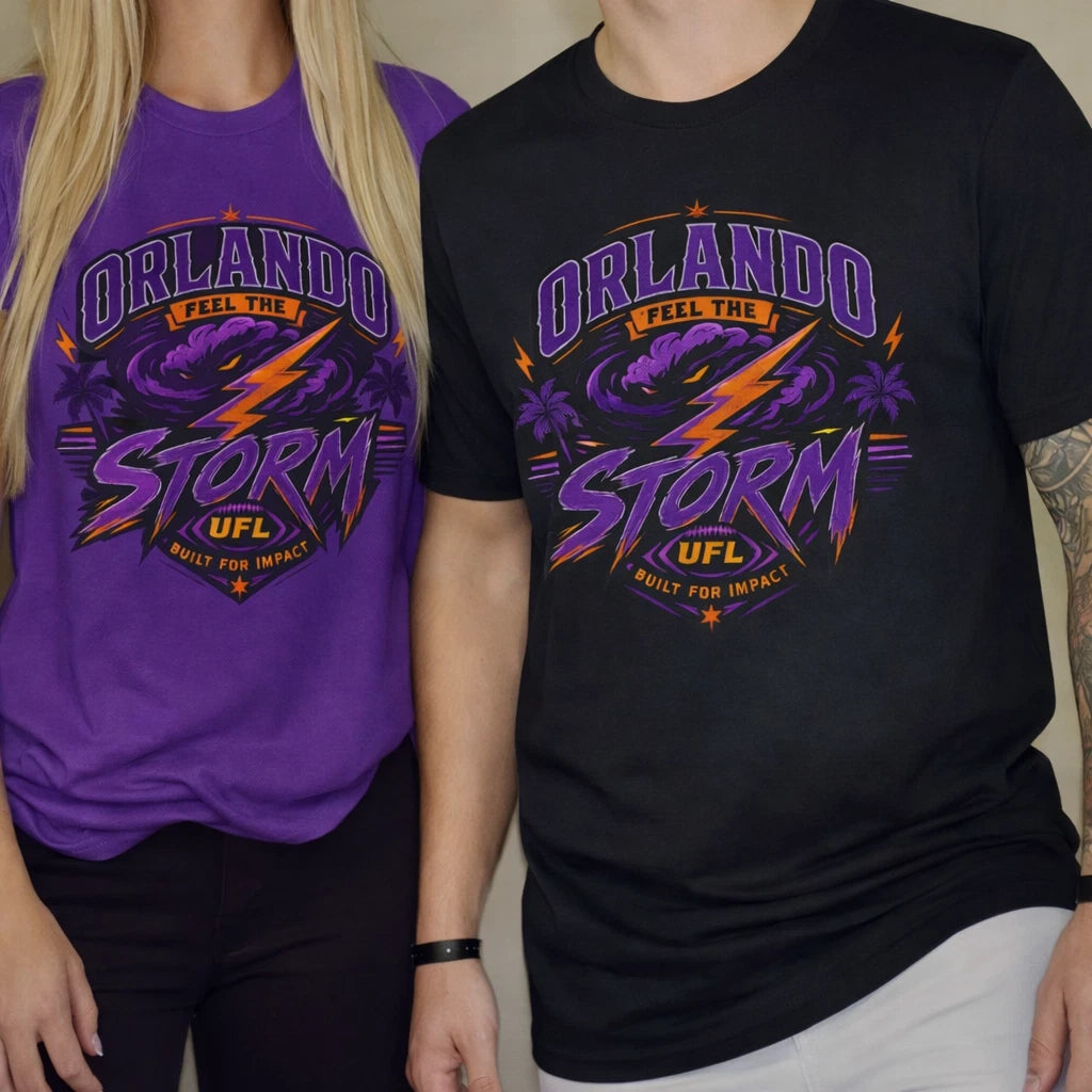 Orlando Storm T‑Shirt | UFL Football Fan Shirt | Built for Impact Unisex Tee