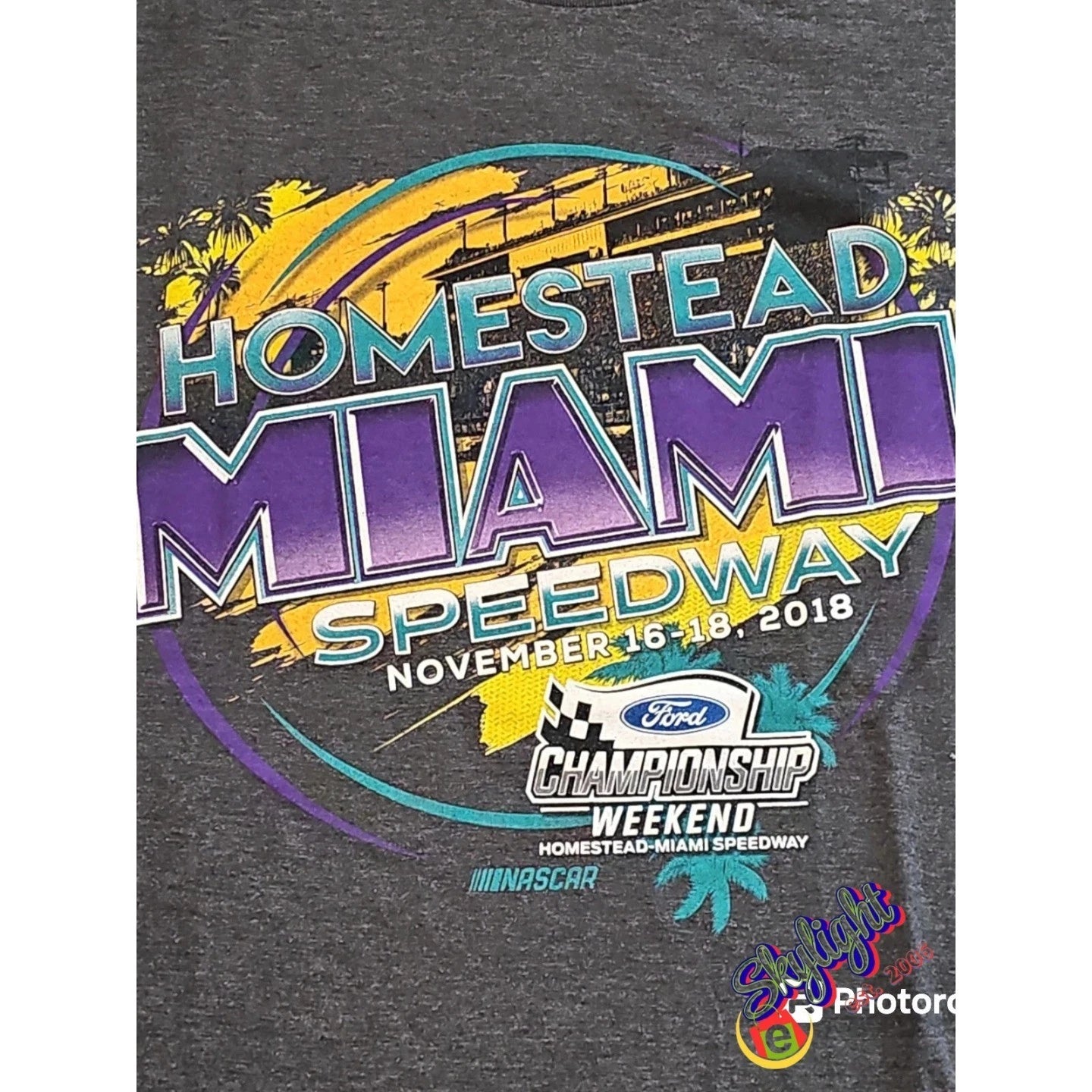 Nascar Fanatics Tee 2018 Homestead Miami Championship Racing T Shirt Size 2xl