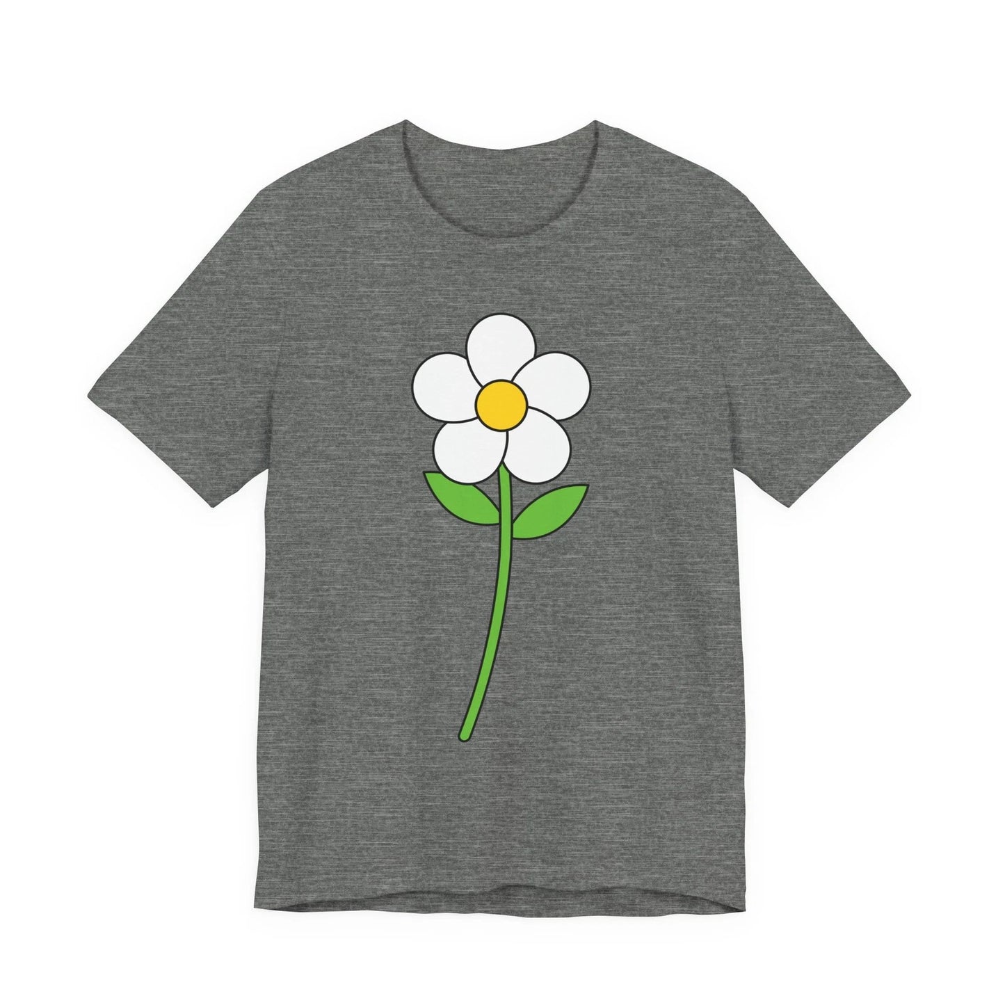 Simple Daisy Flower Tee | Minimal Floral Graphic Shirt