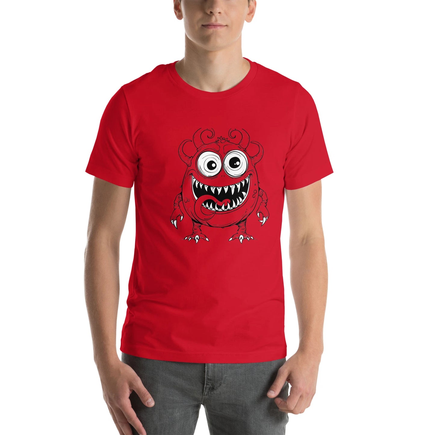 Funny Cute Monster Unisex t-shirt Stylish Good Mood