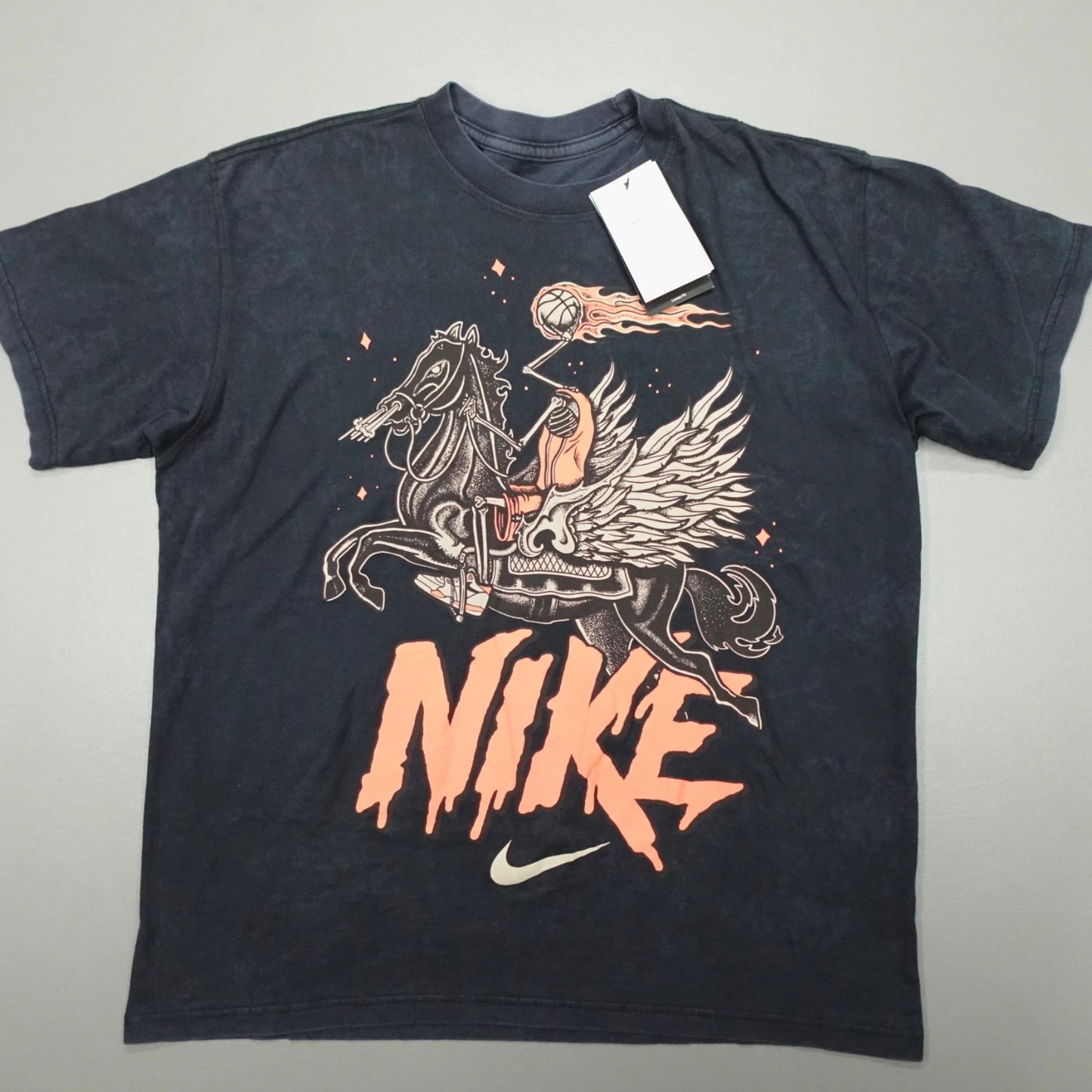 Nike Max90 Headless Horseman Premium T-Shirt Vintage Black Men's HF6199-010