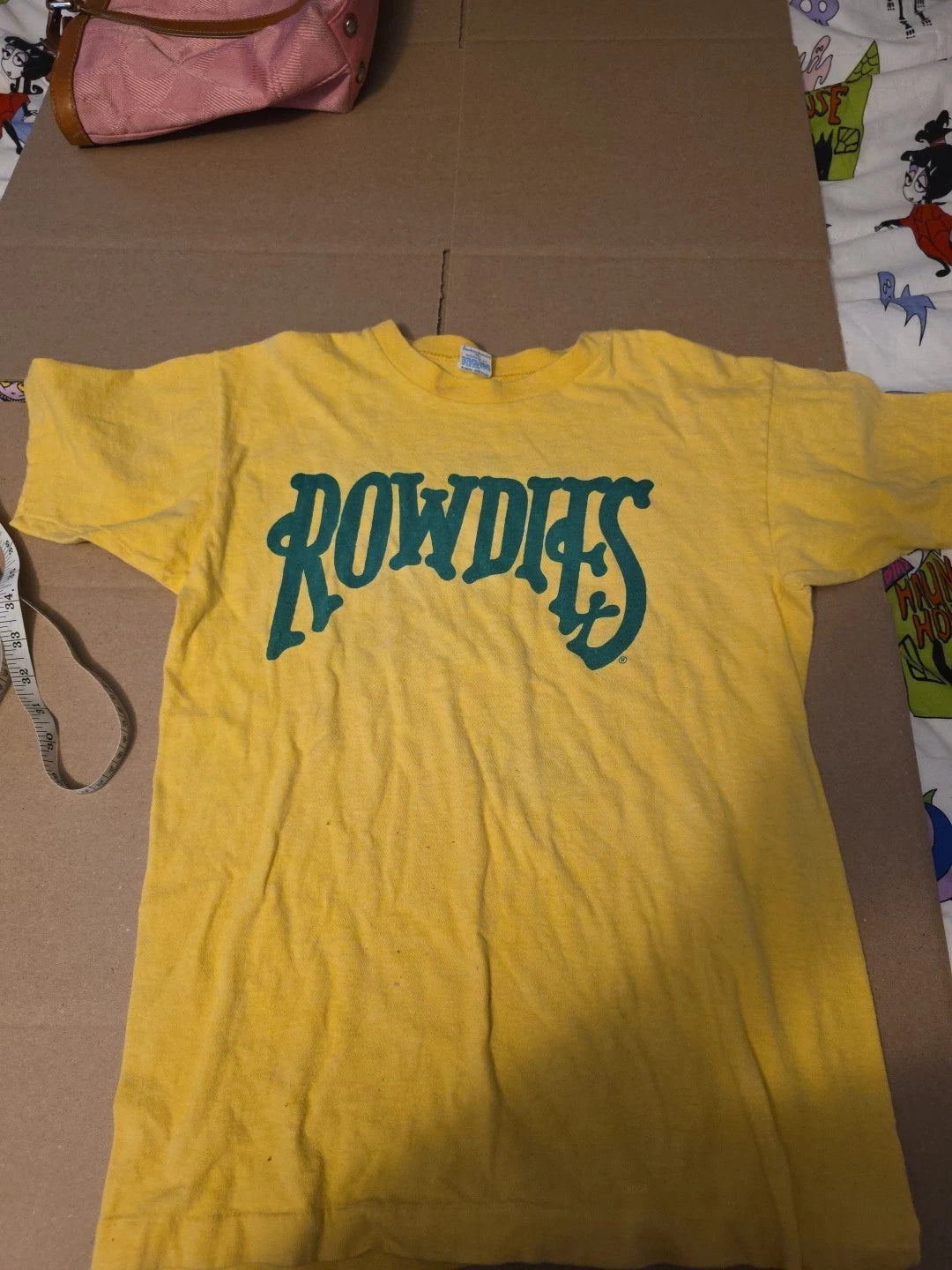 Vtg Rowdies Soccer Is A Kick In The Grass Men's M, See Pics!!