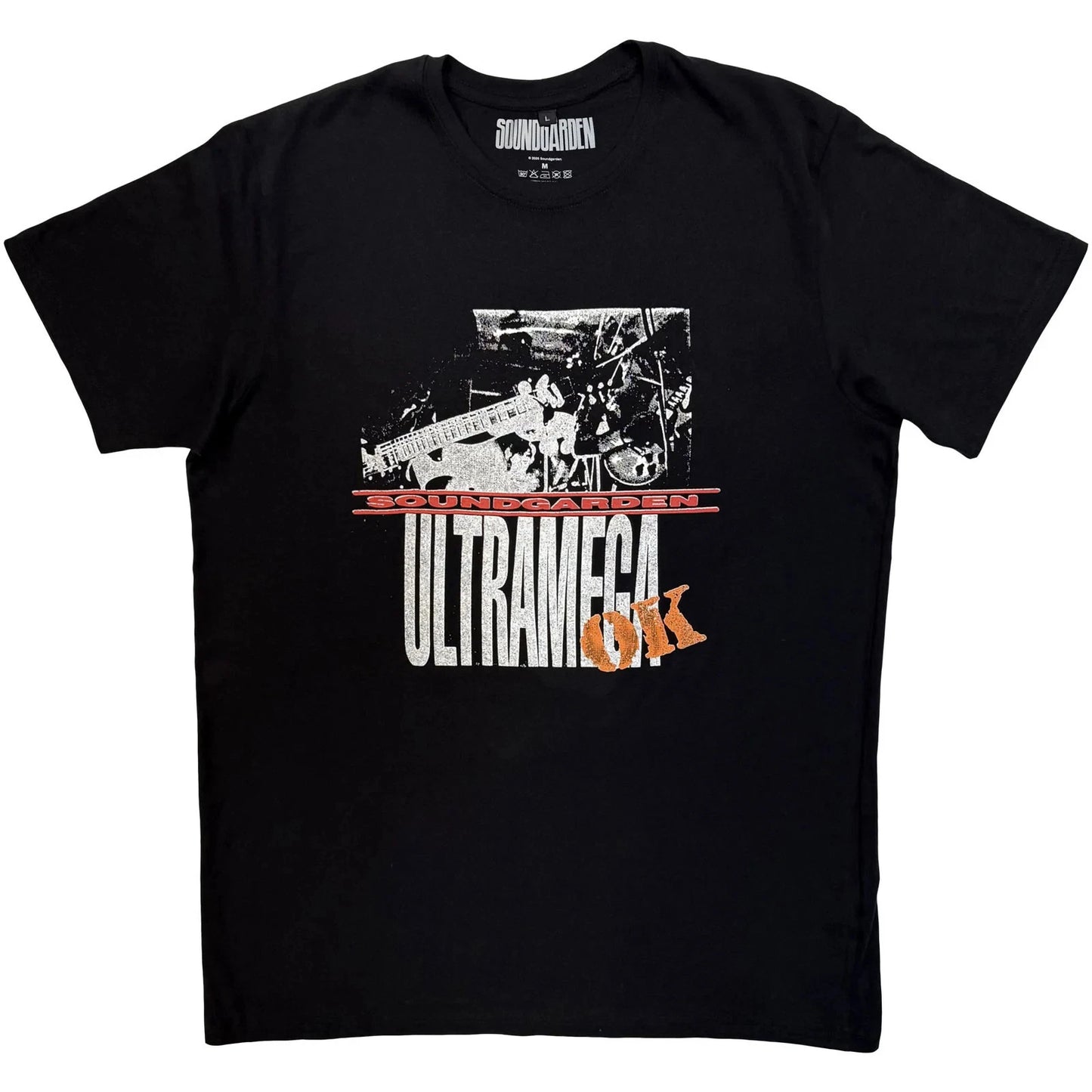 Soundgarden Premium Carbon T-Shirt: Ultramega OK (Black) OFFICIAL NEW