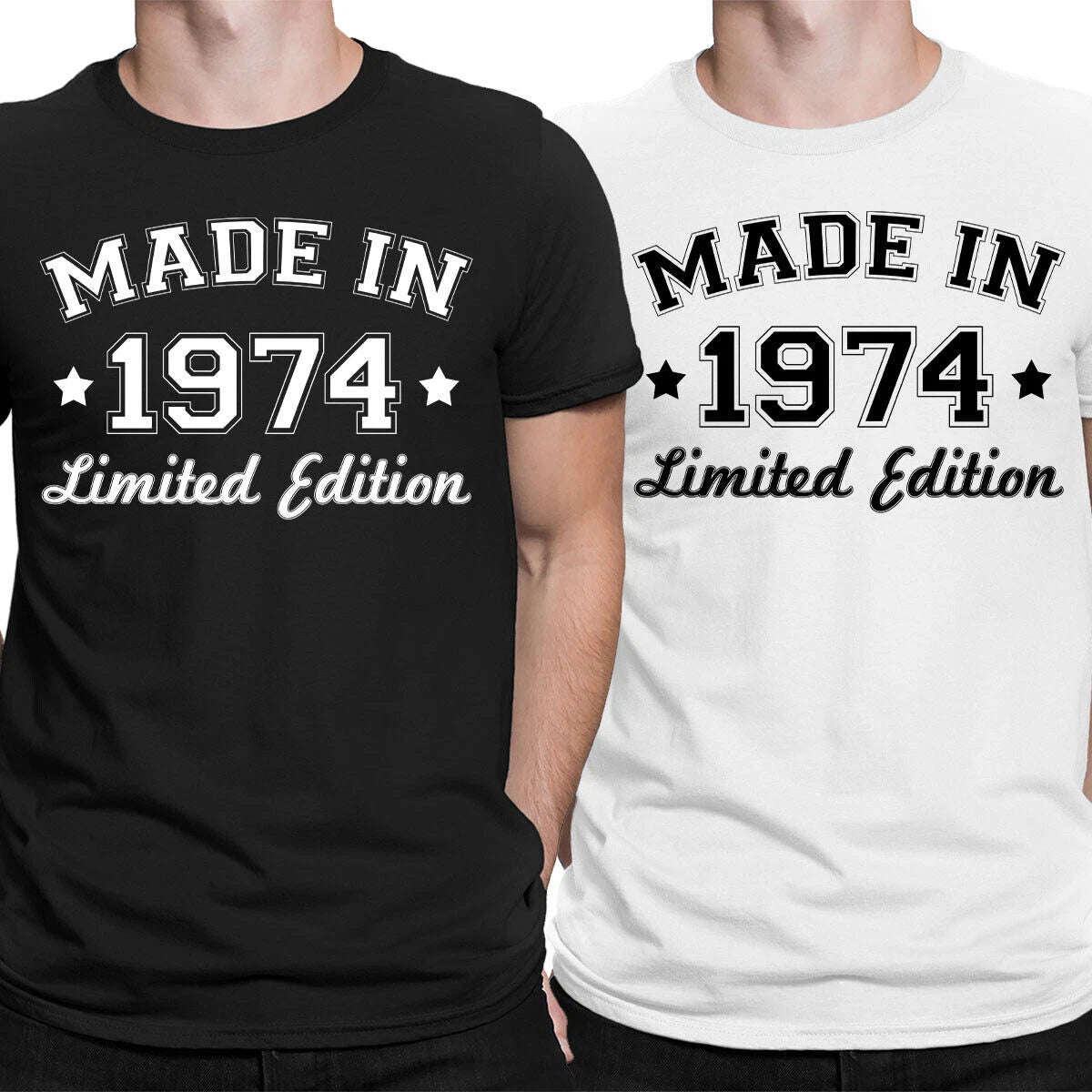 52nd Birthday Gift T-shirt Made in 1974 Limited Edition Mens T-Shirt Tee Top