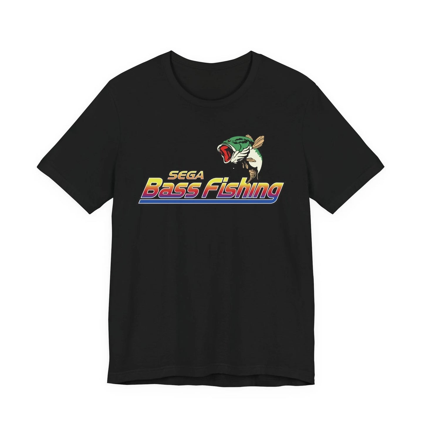 Sega Bass Fishing Dreamcast 2000s Retro Logo Unisex Jersey Short Sleeve Tee
