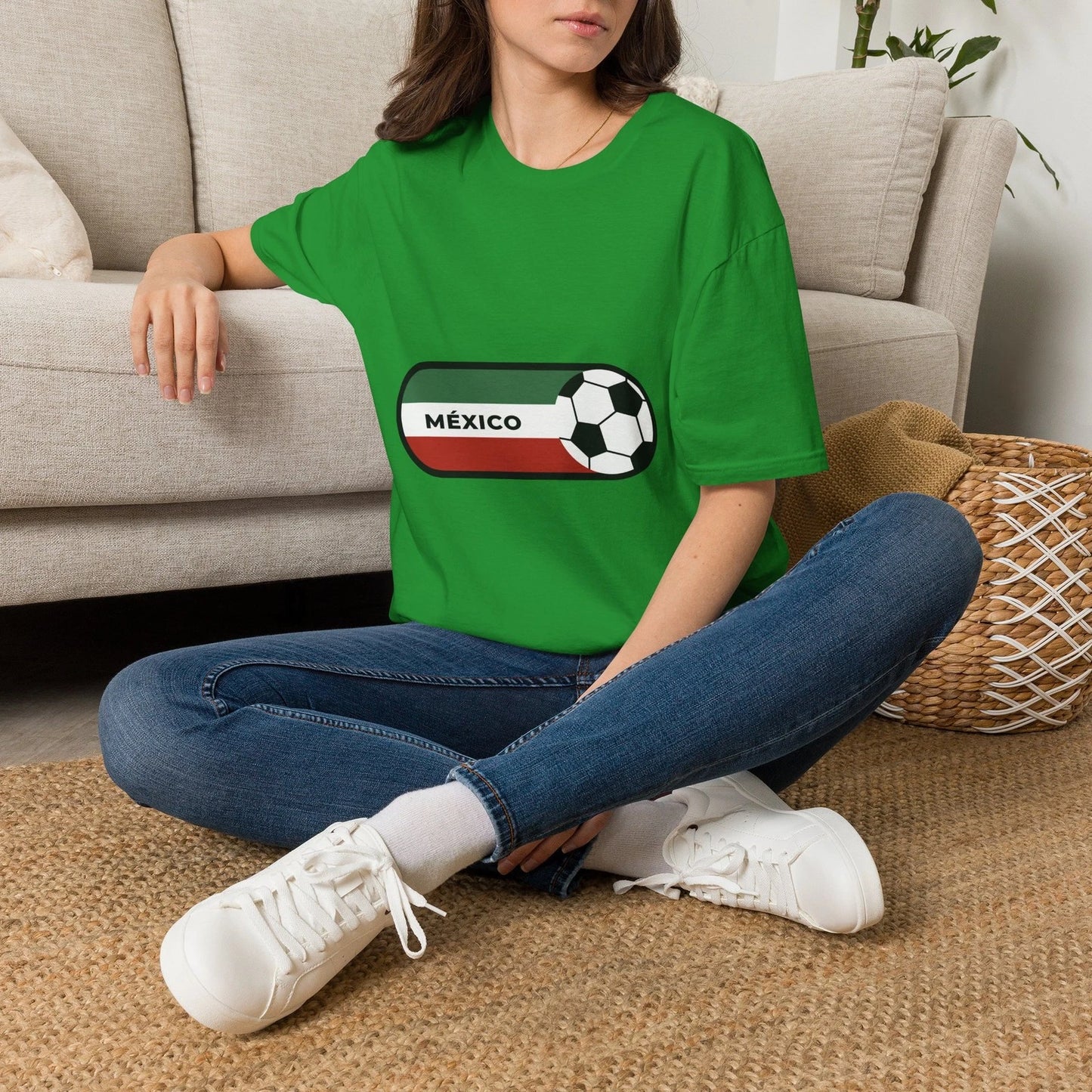 I Love Mexico Soccer T-Shirt | Mexico Football Tee