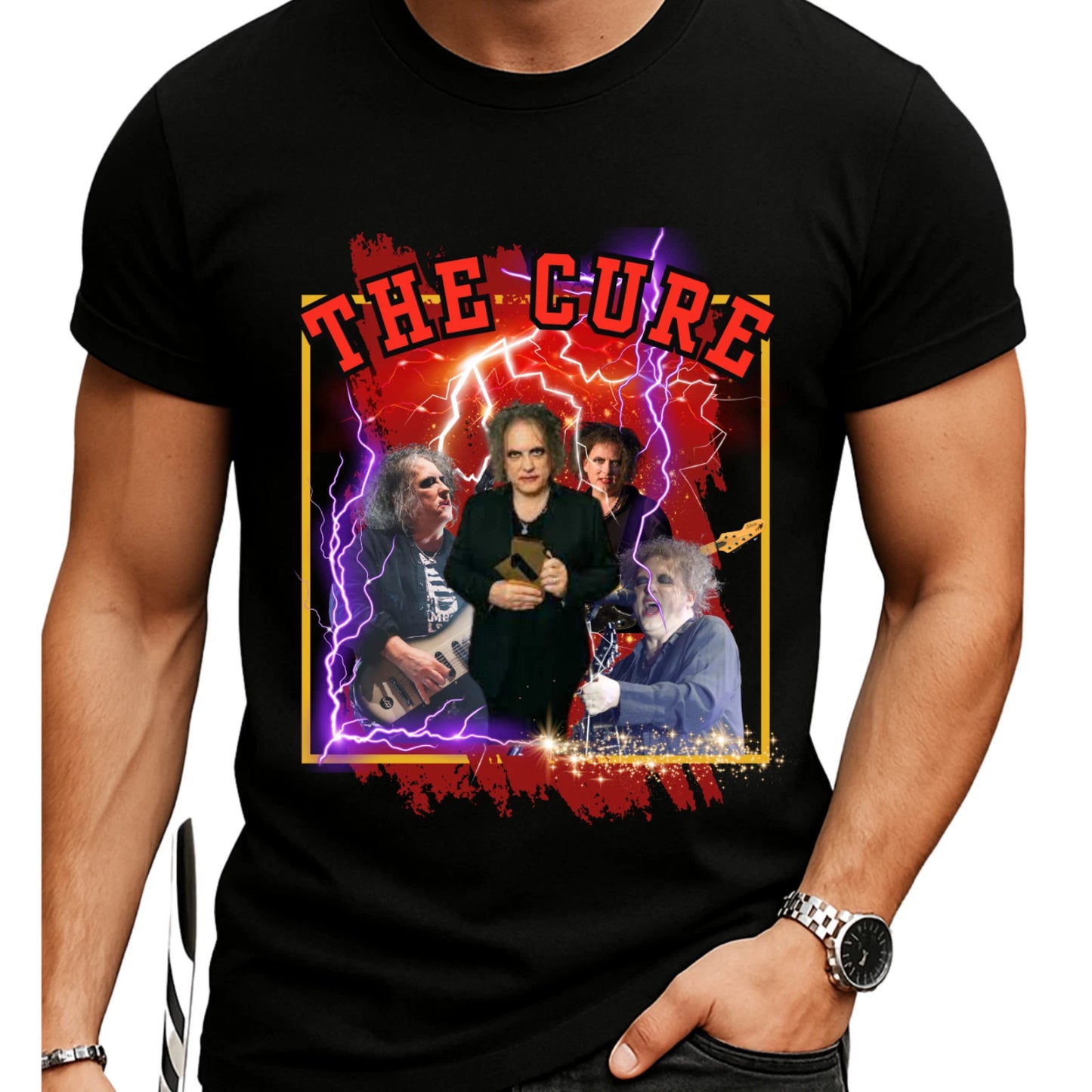The Cure T-Shirt, The Cure bootleg tour t-shirt, Vintage boy rock band t shirt