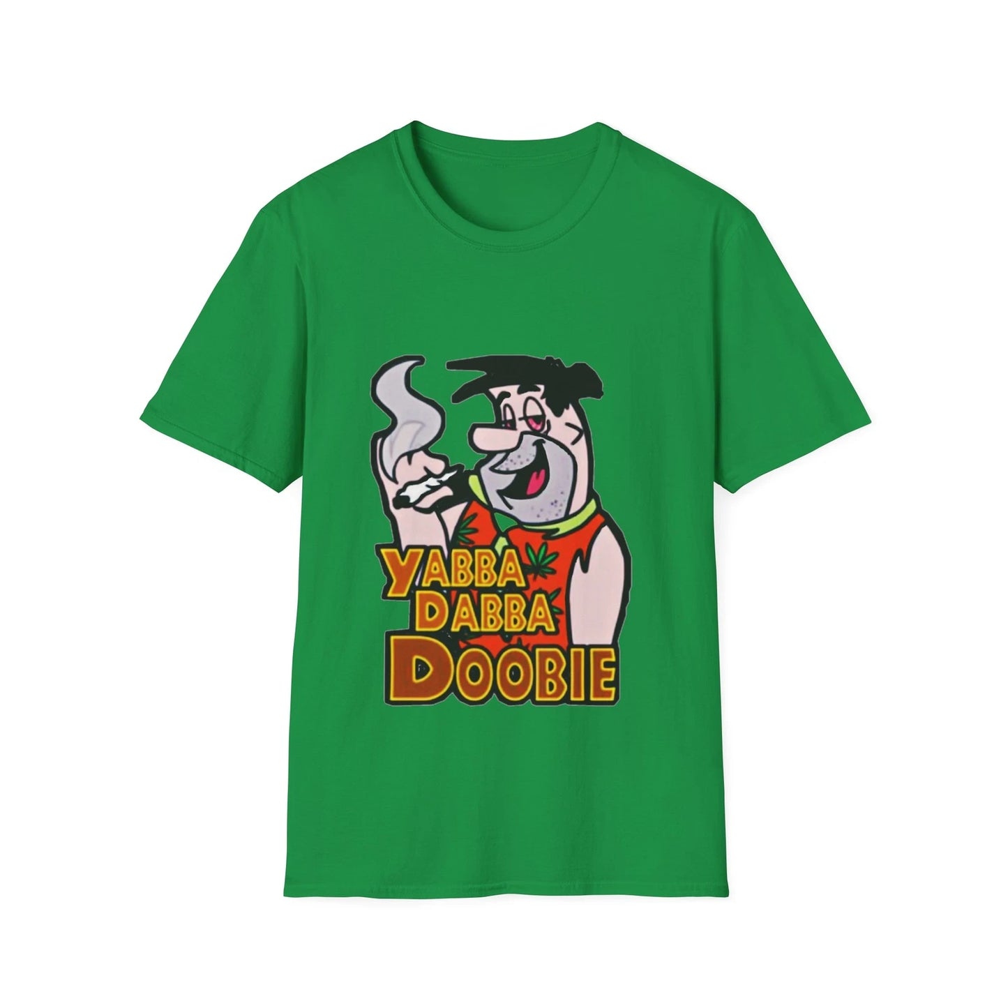 Yabba Dabba Doobie Shirt, Funny Weed T-Shirt, Unisex Softstyle