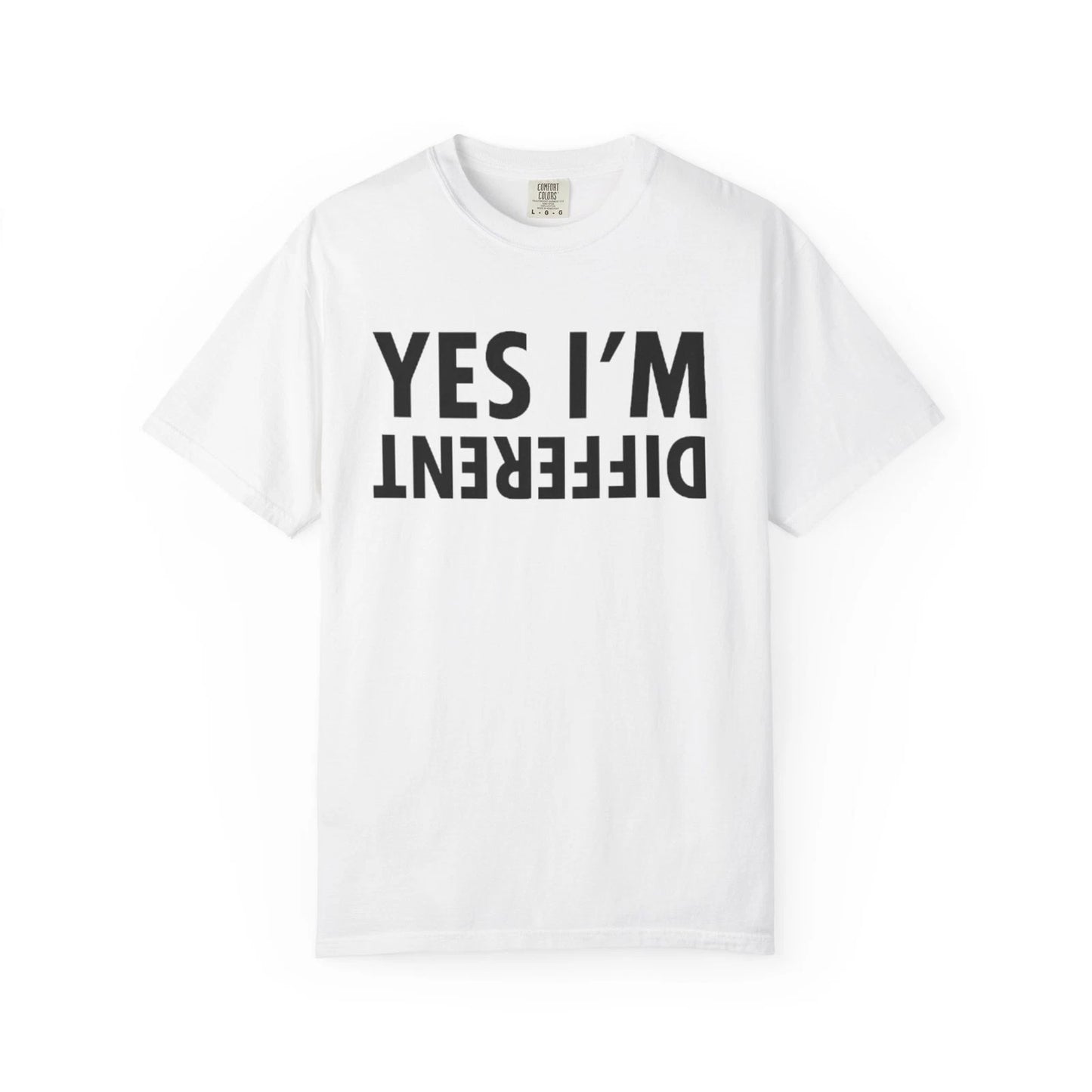 Unique t-Shirt yes im different, Personalized Tee, Graphic Tee, Custom Shirt,