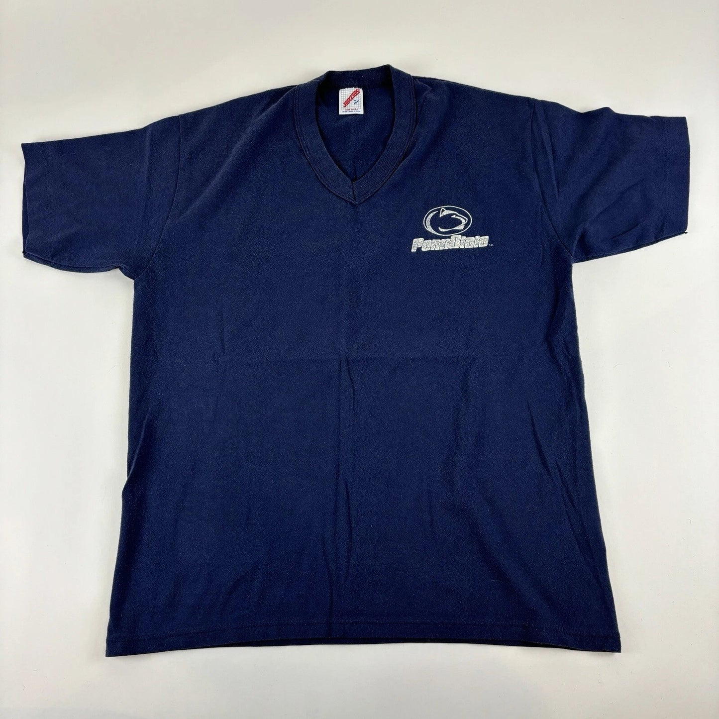 Vintage V Neck Penn State Nittany Lions T Shirt Size Large Runs Small Tee 90s