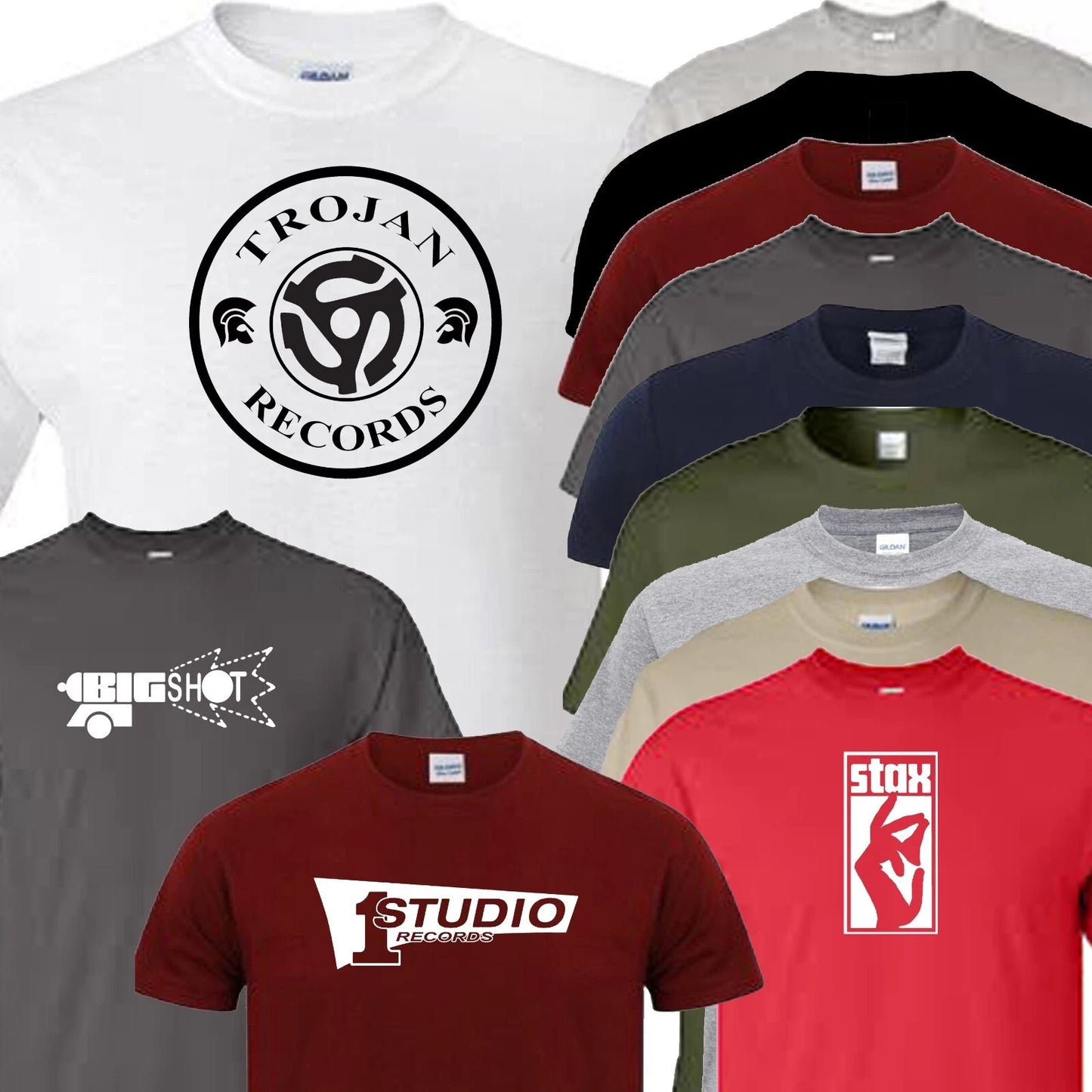 veedub clothing Skinhead T Shirt Stax Trojan scooter Ska Retro Festival