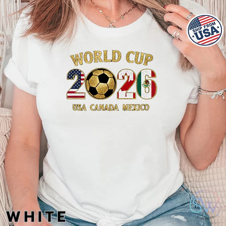 2026 World Cup Soccer Fan Shirt, Football Supporter t-shirt