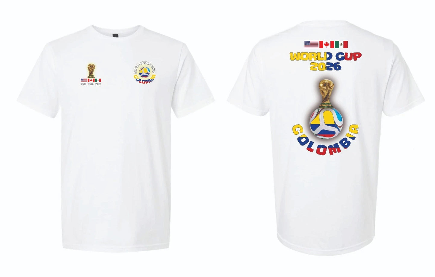 2026 WORLD CUP CUSTOM T SHIRTS Colombian Nation Team Seleccion De Colombia
