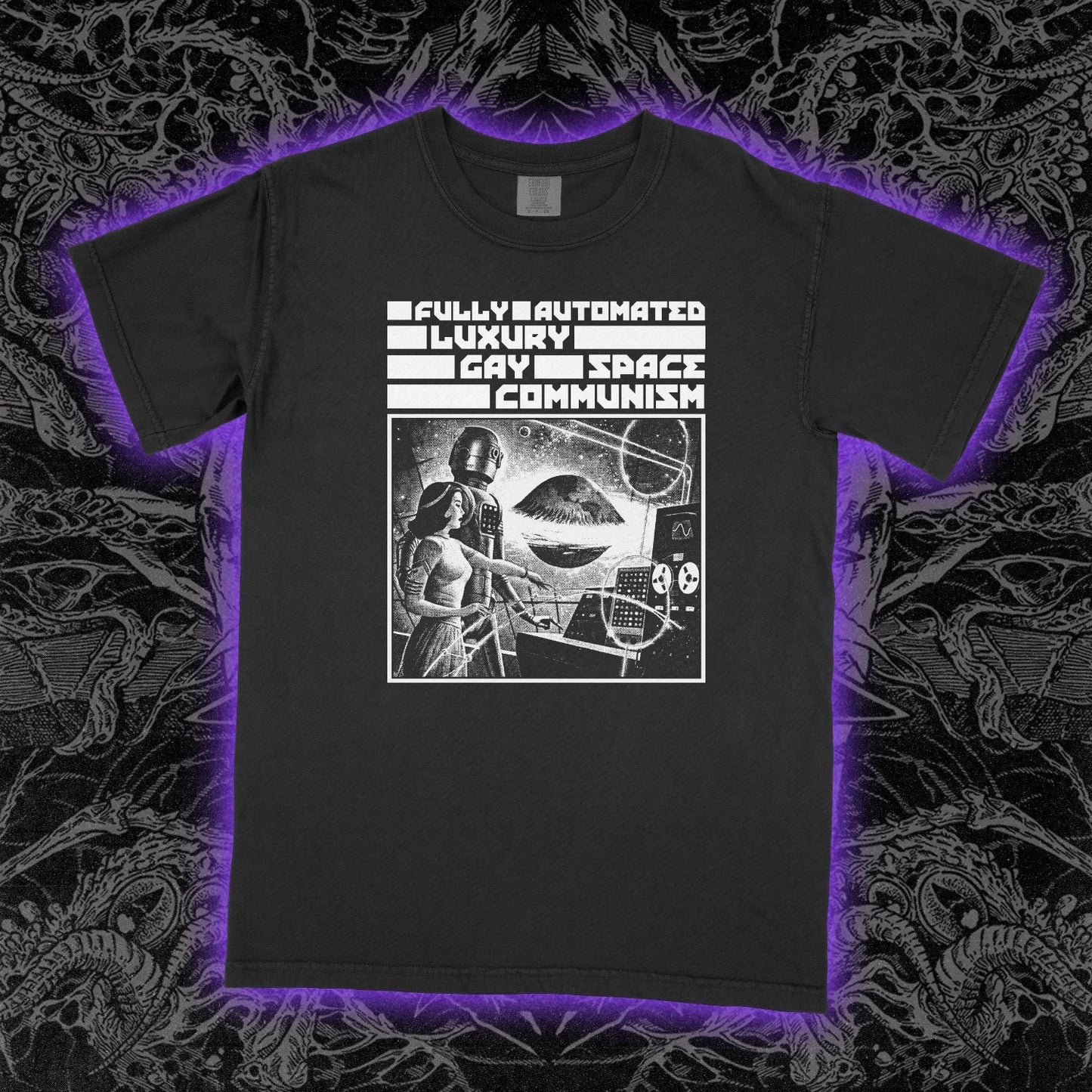 Fully Automated Luxury Gay Space Communism Tee shirt, Unisex Tee