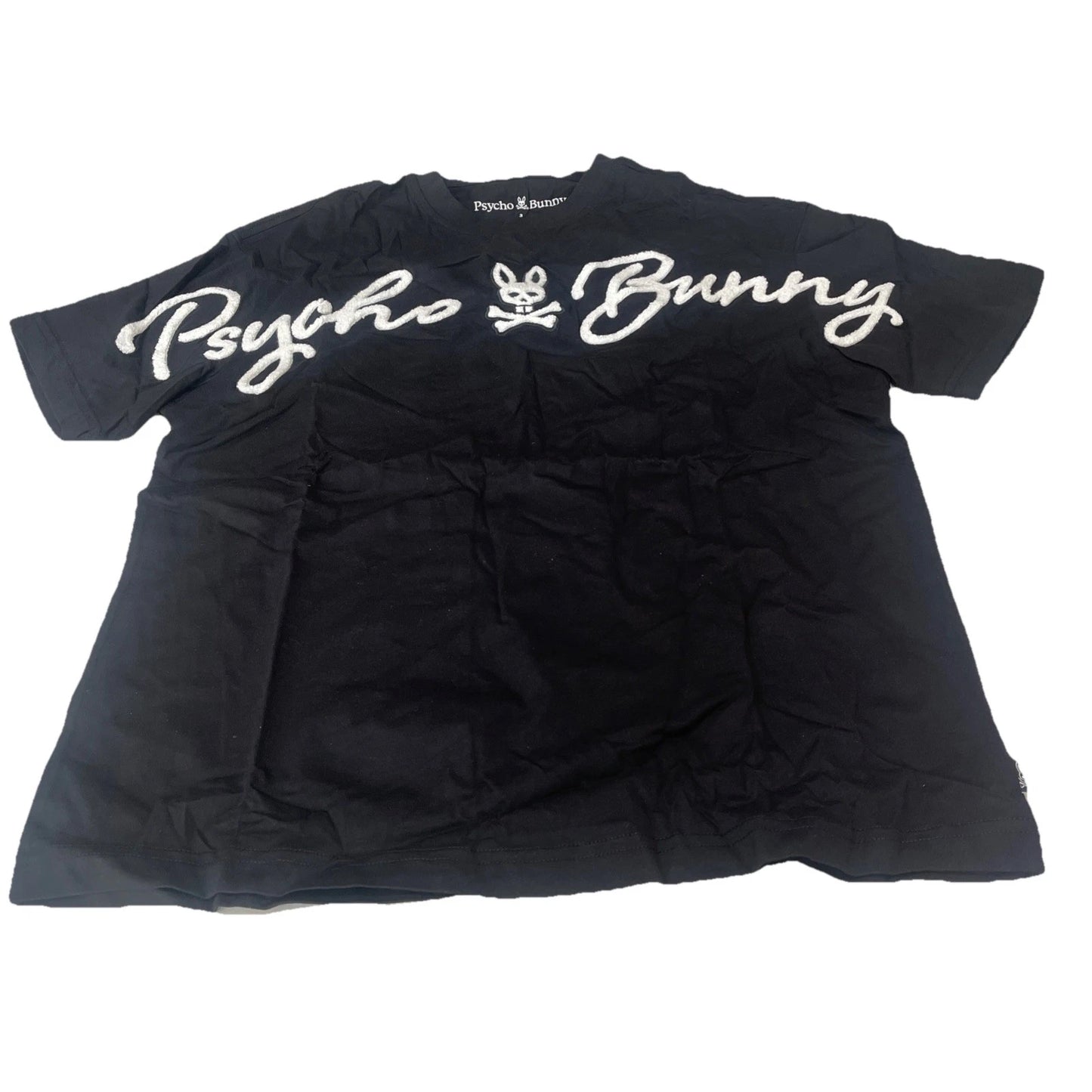 Psycho Bunny Mens Tate Oversized Graphic Tee Black 4