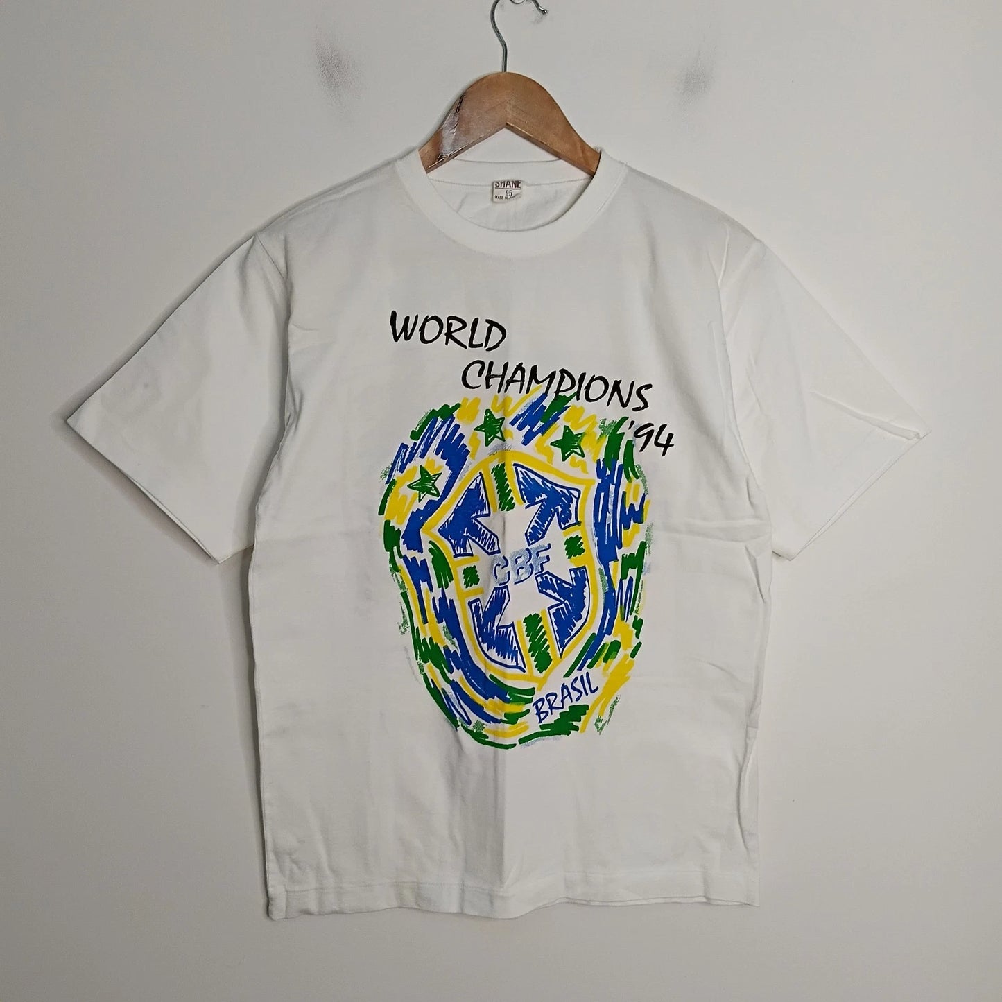 Vintage Brazil World Cup 1994 Shirt Mens Medium Soccer Football Futbol Champions