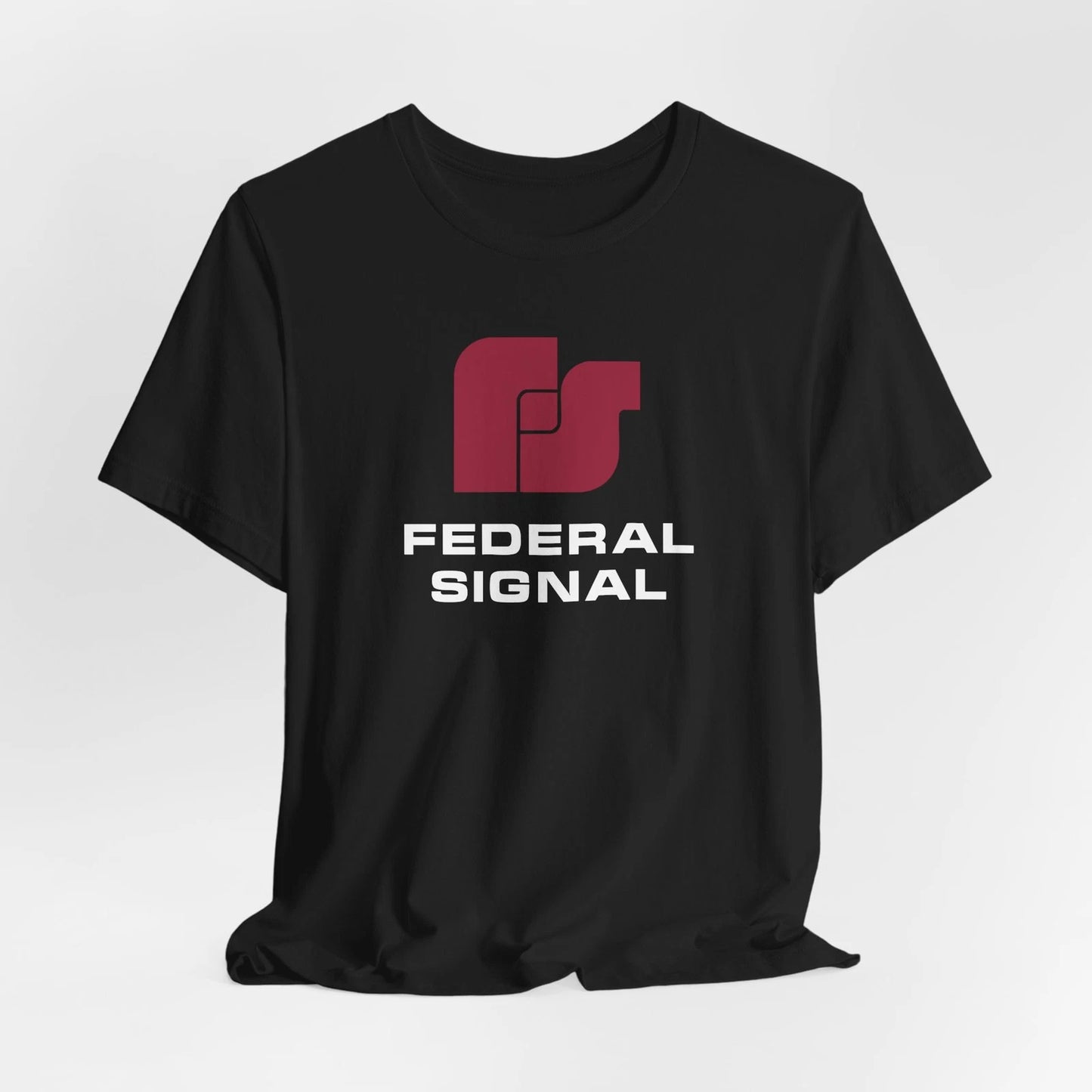 Federal Signal Logo T-Shirt Unisex Graphic Tee Black Navy Top S–5XL