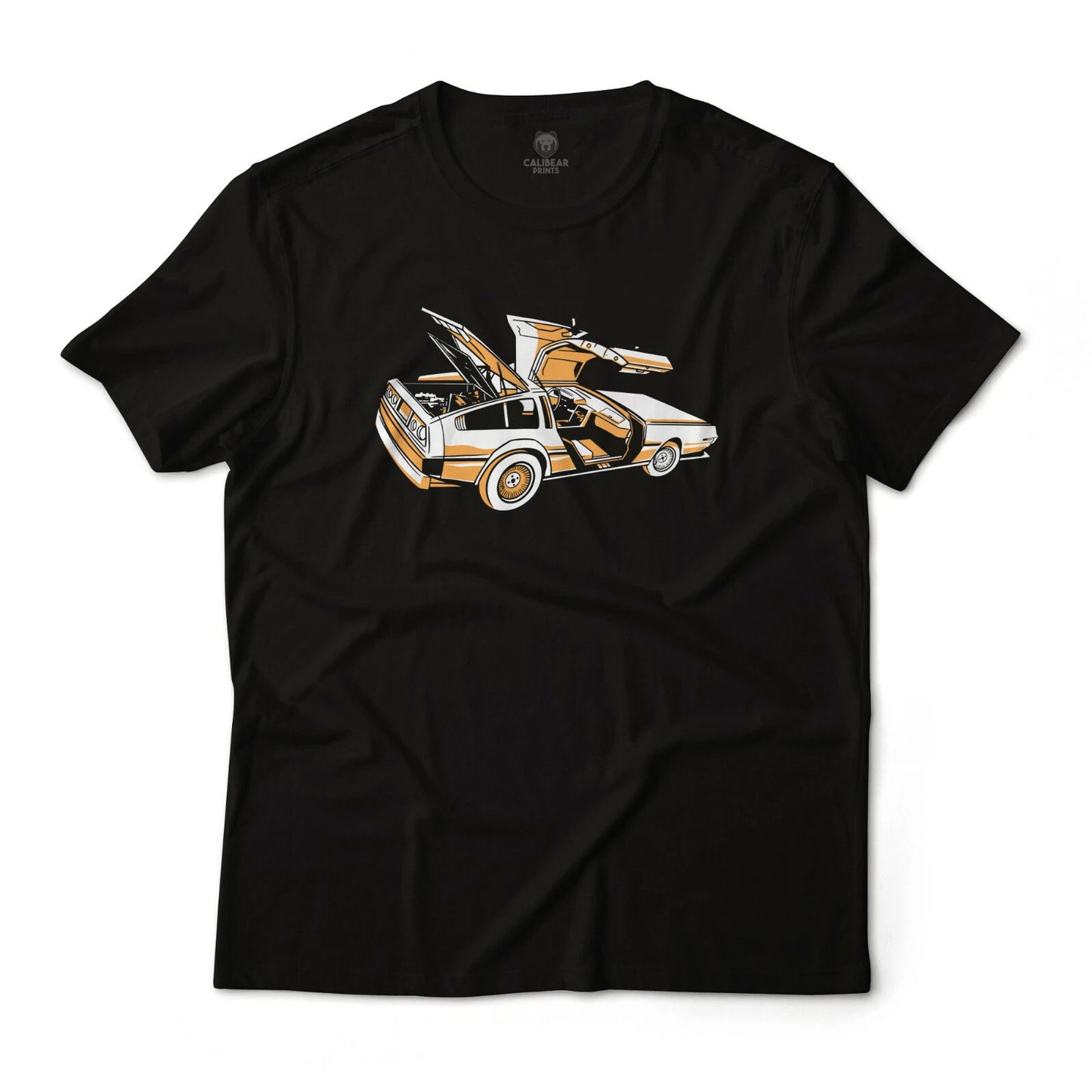 Delorean Classic Car Graphic Art T-Shirt Unisex 100% Cotton Tee